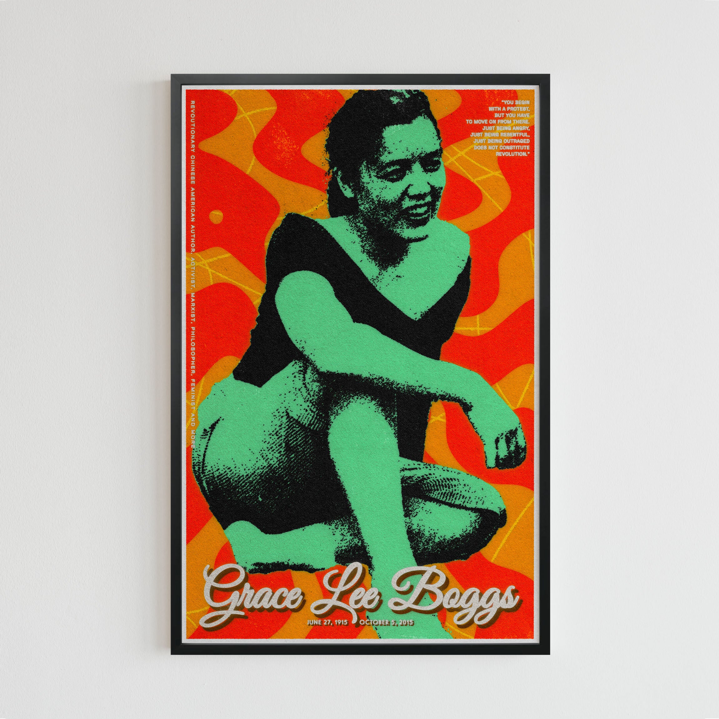 Grace Lee Boggs (11 x 17 Poster print) – Color Collective Press