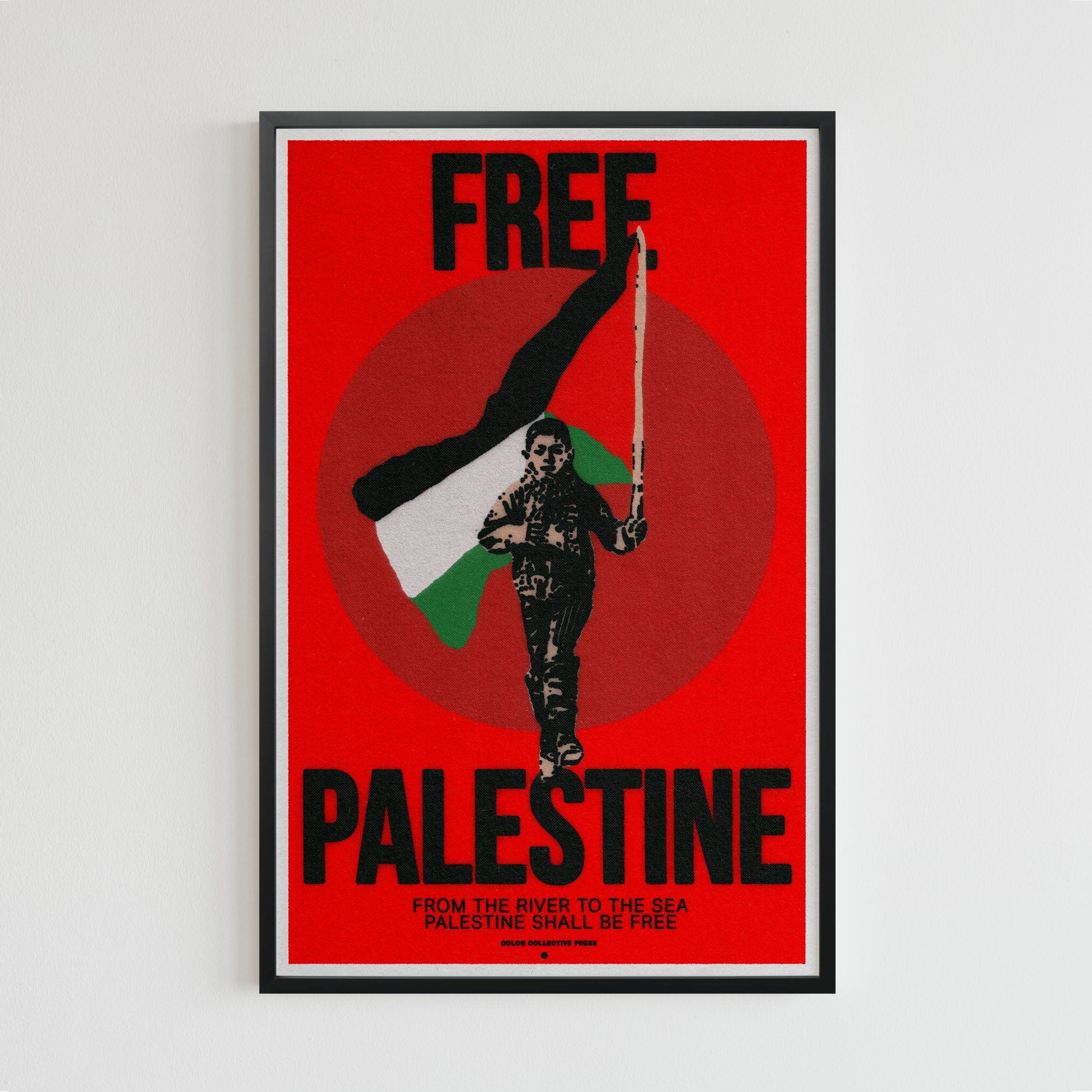 Free Palestine 11 X 17 Poster Print Color Collective Press Free palestine 11 x 17 poster print color collective press