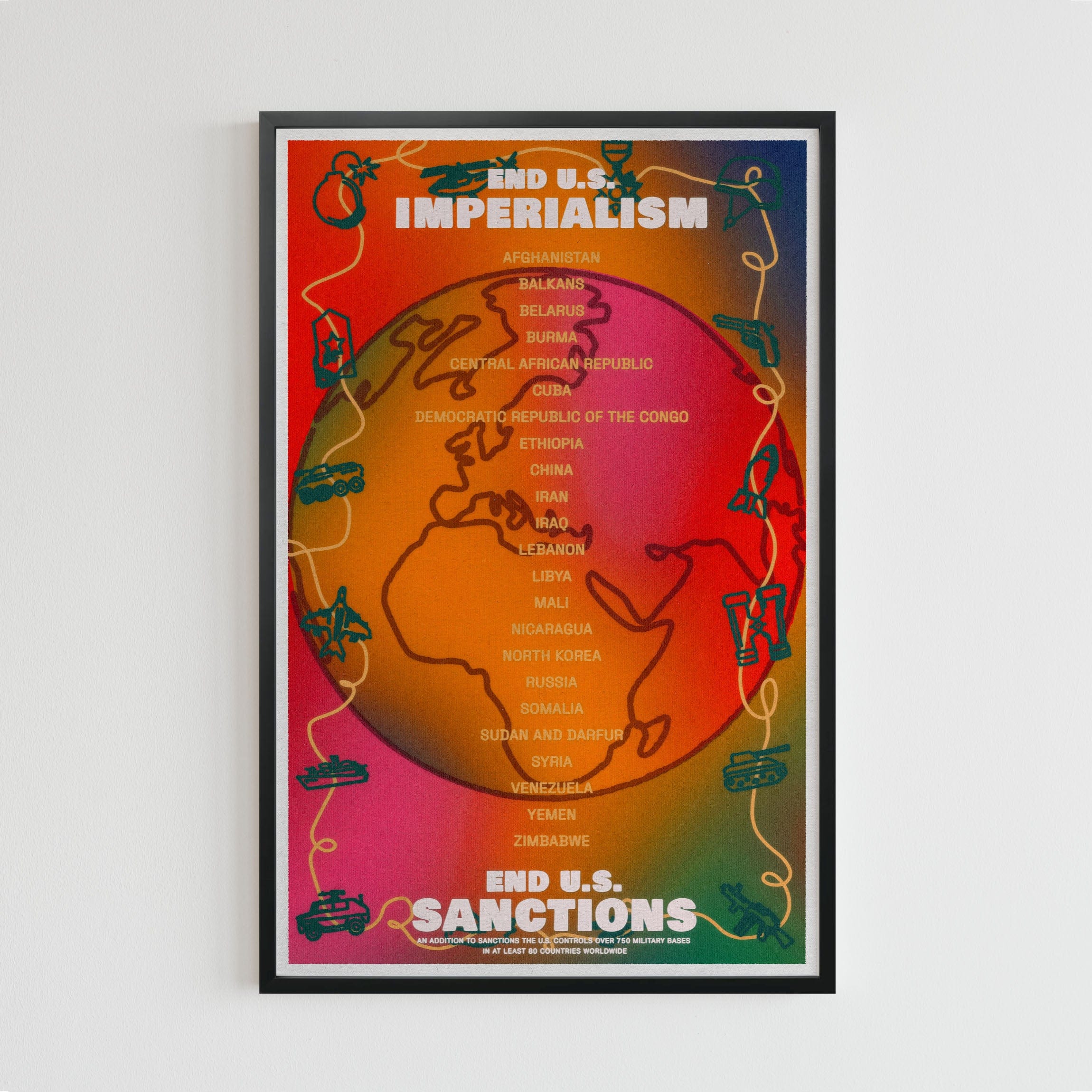 End U.S. Imperialism (11 x 17 Poster print)