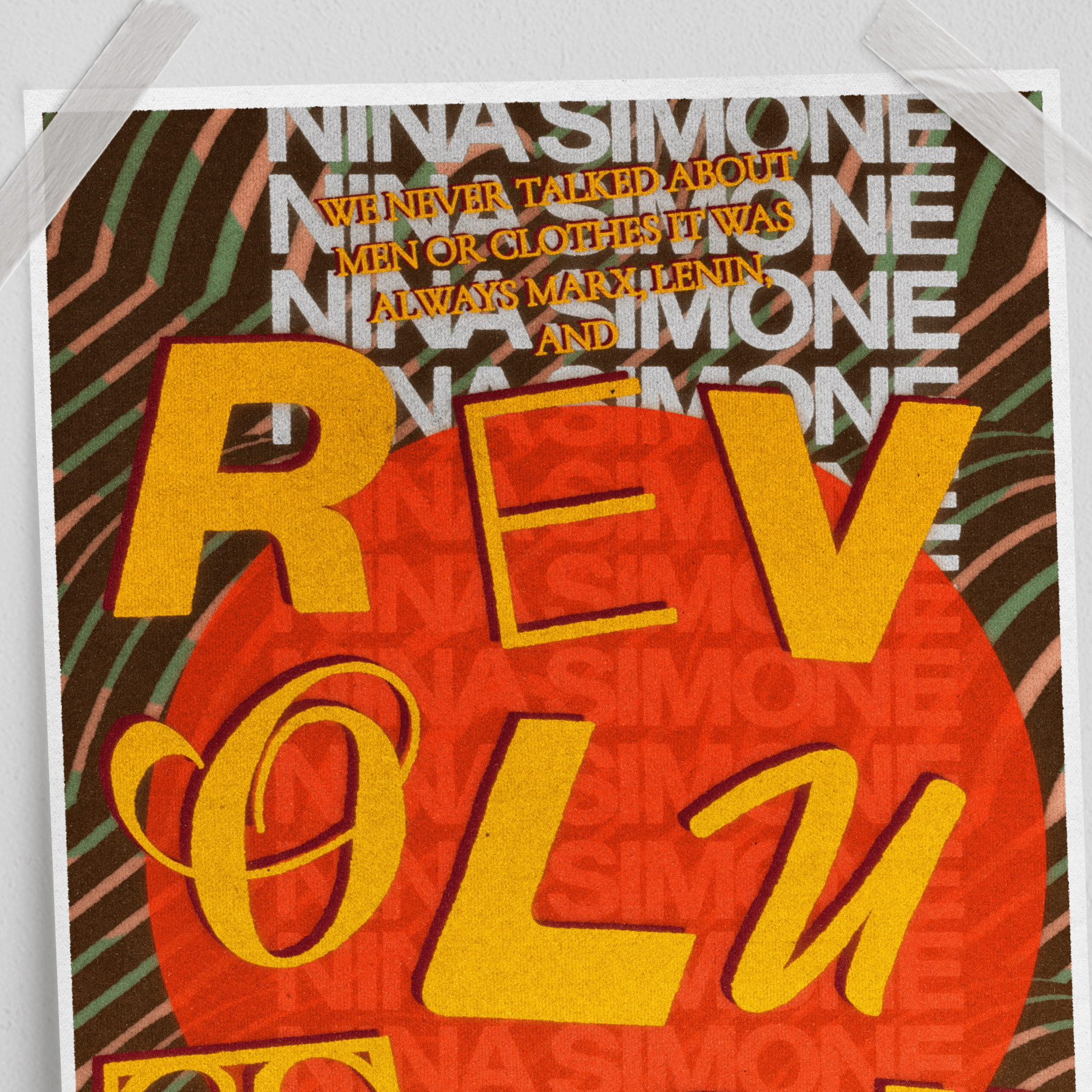 Nina Simone Quote (11 x 17 Poster print)