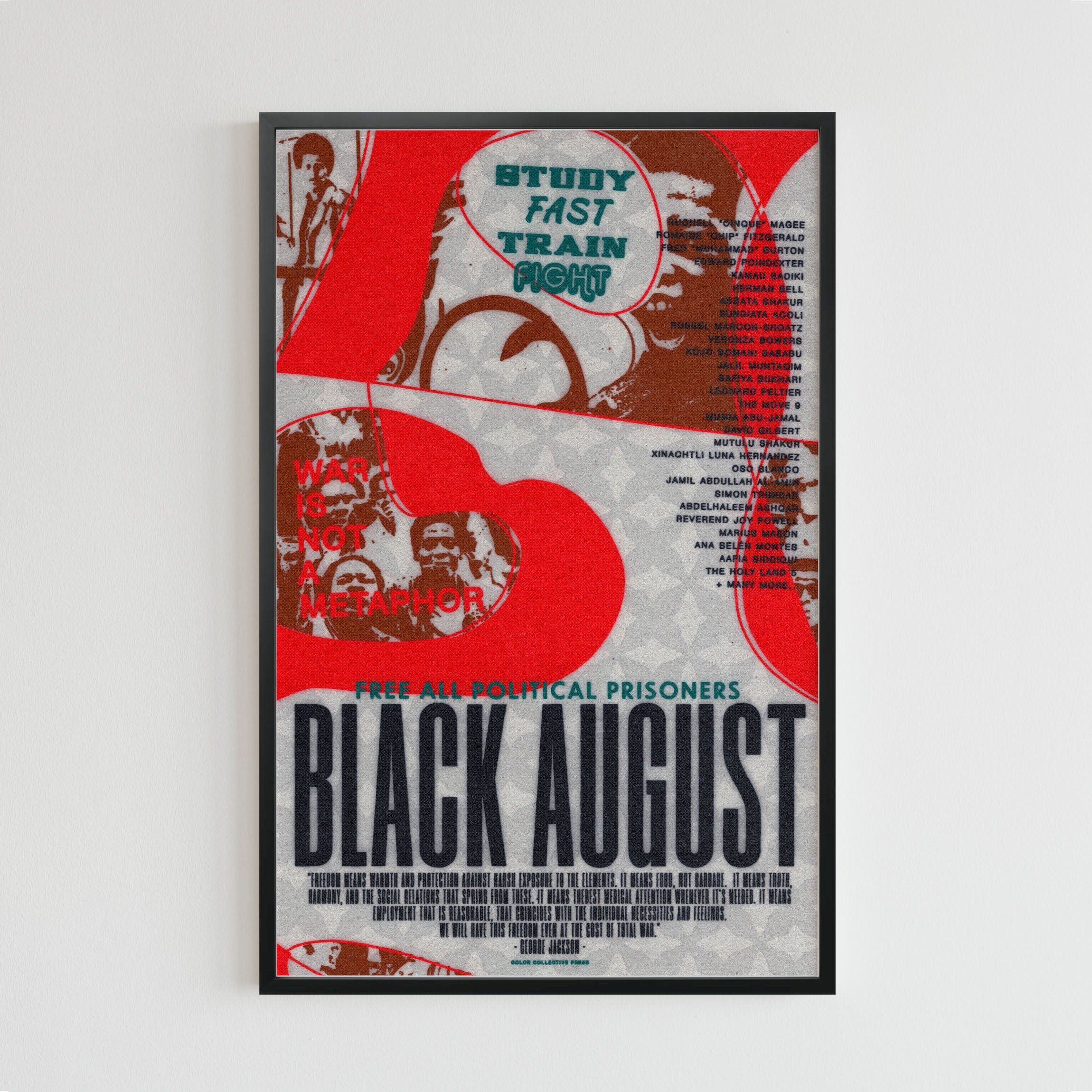 Black August (11 x 17 Poster print)