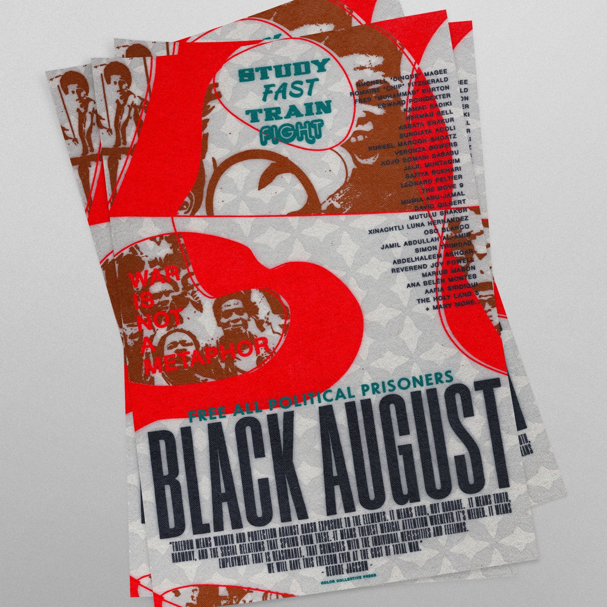 Black August (11 x 17 Poster print)