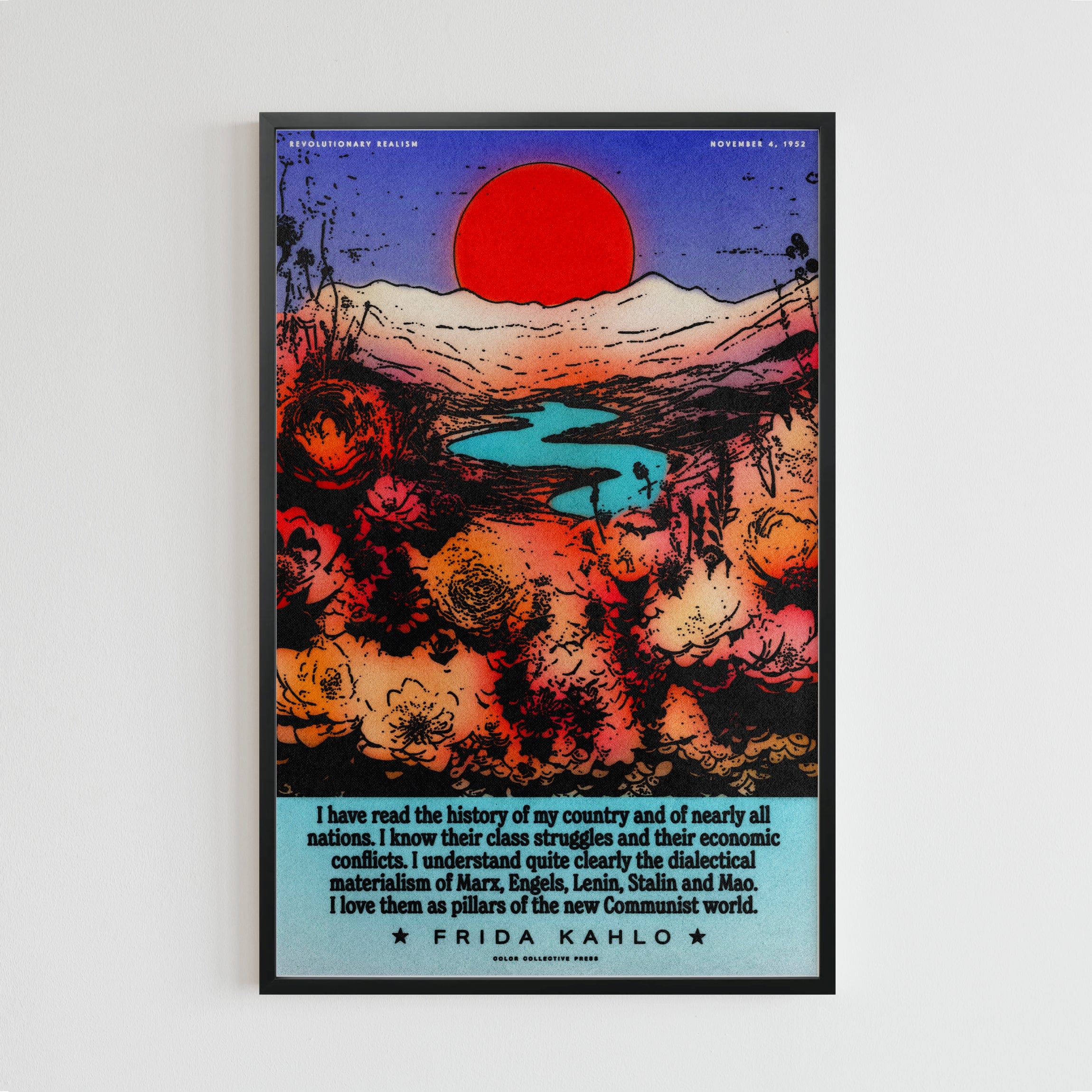 Frida Kahlo QUOTE (11 x 17 Poster print)