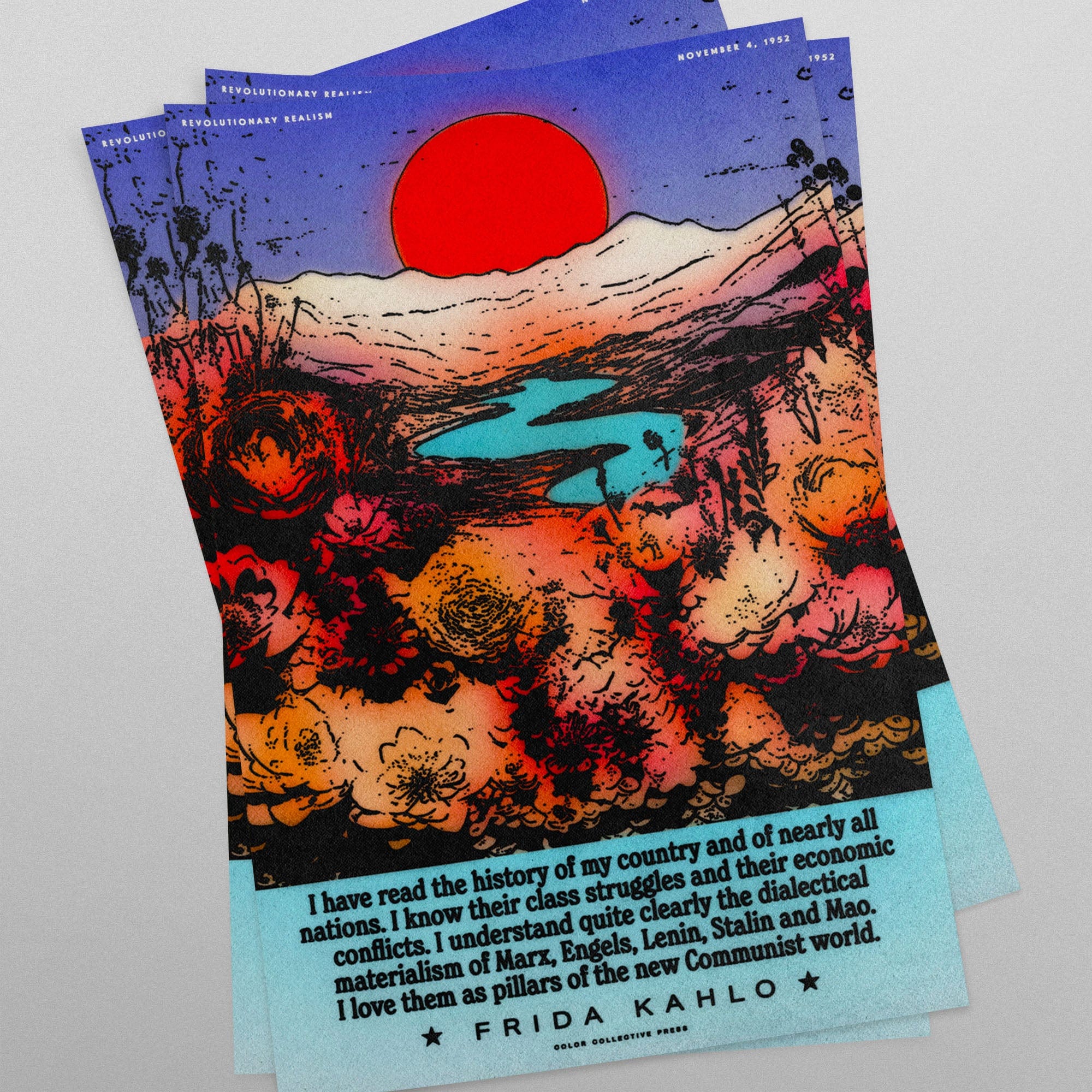 Frida Kahlo QUOTE (11 x 17 Poster print)