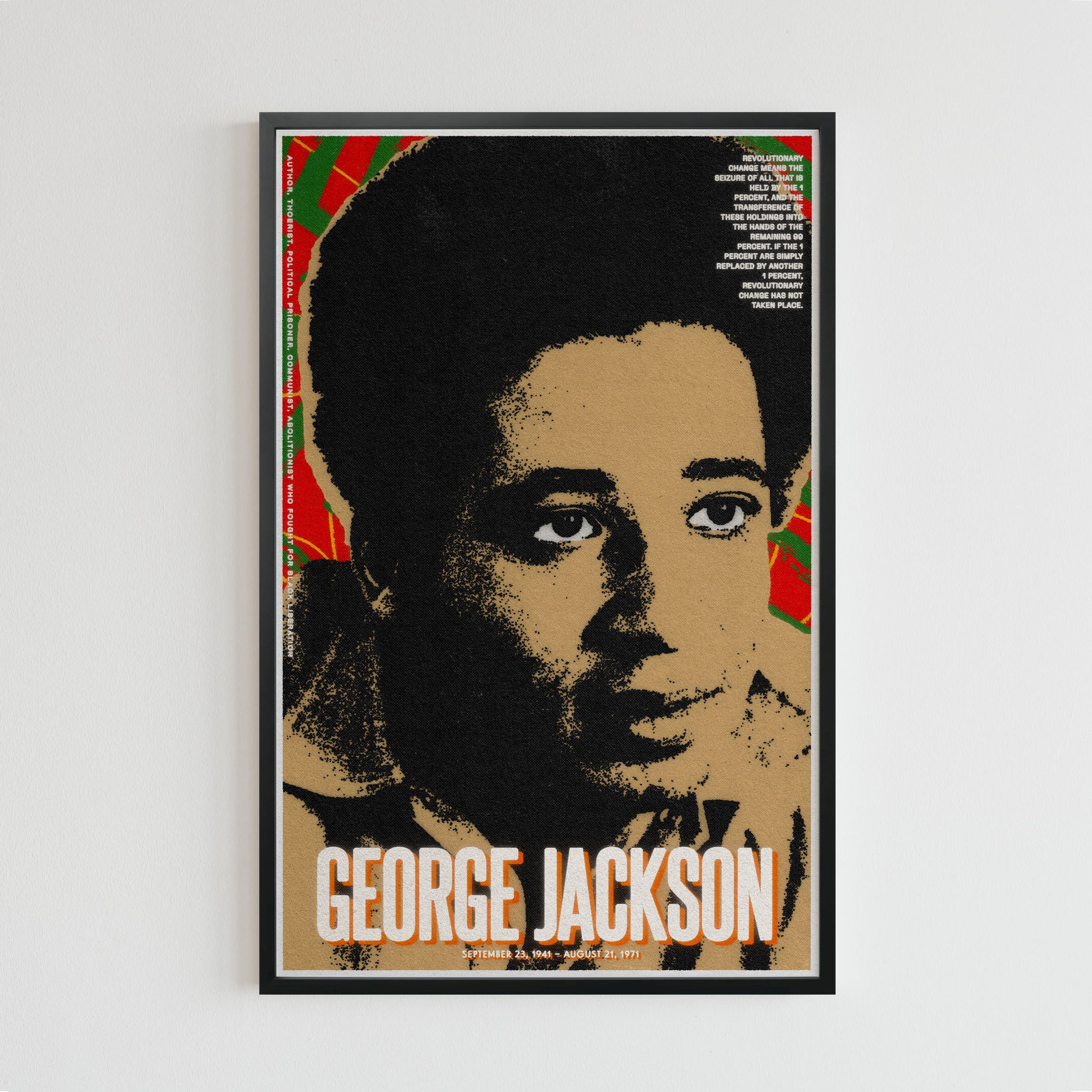 George Jackson (11 x 17 Poster print)