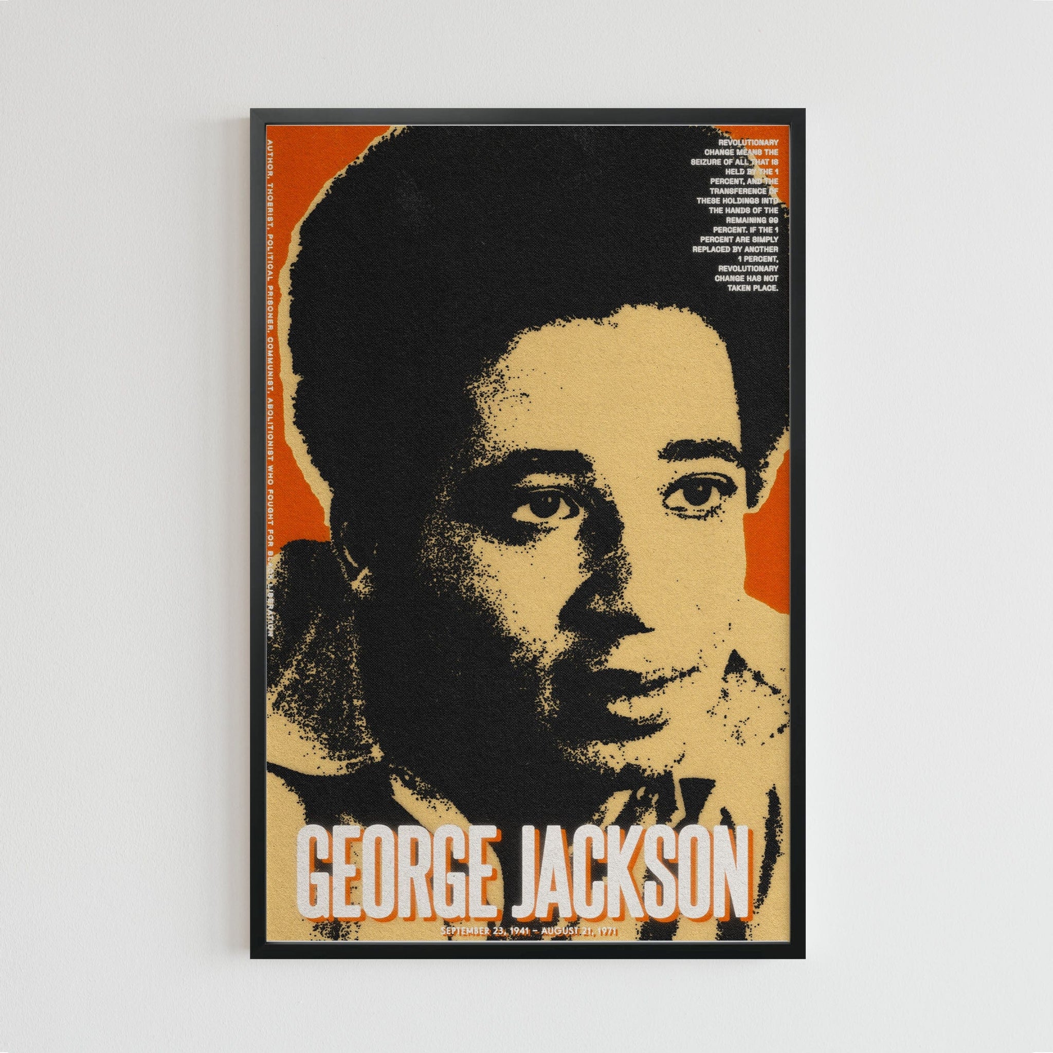 George Jackson (11 x 17 Poster print)