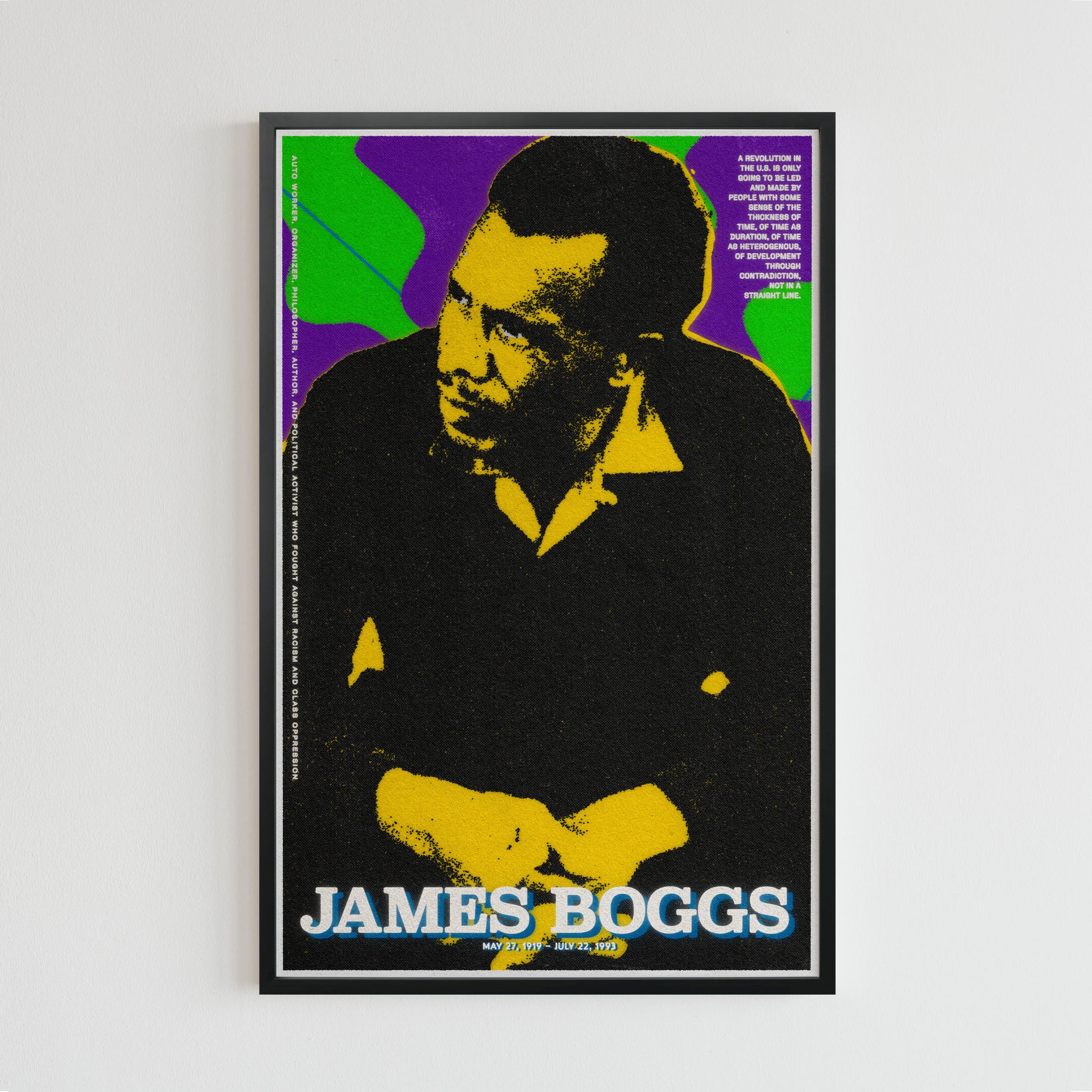 James Boggs (11 x 17 Poster print)