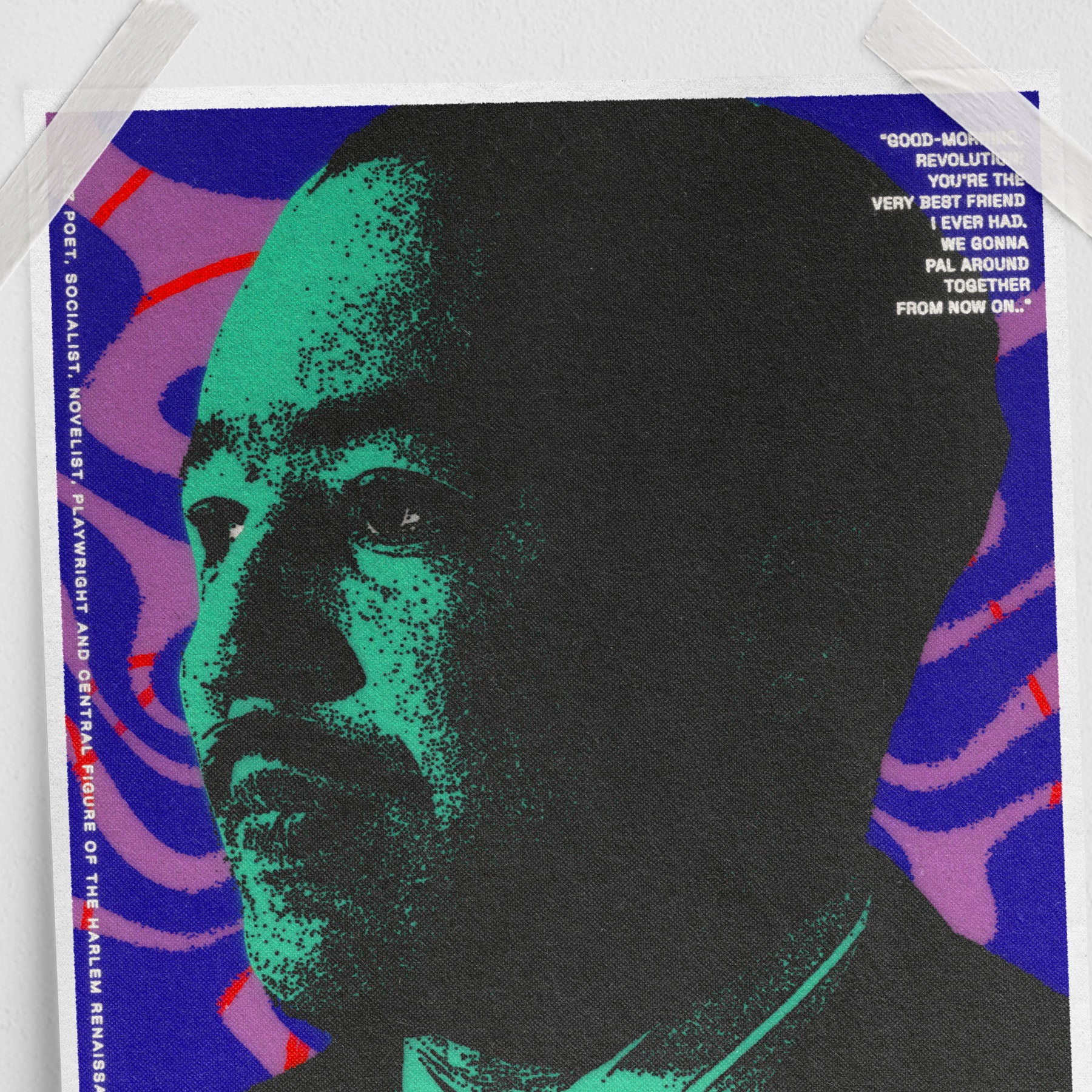 Langston Hughes (11 x 17 Poster print)