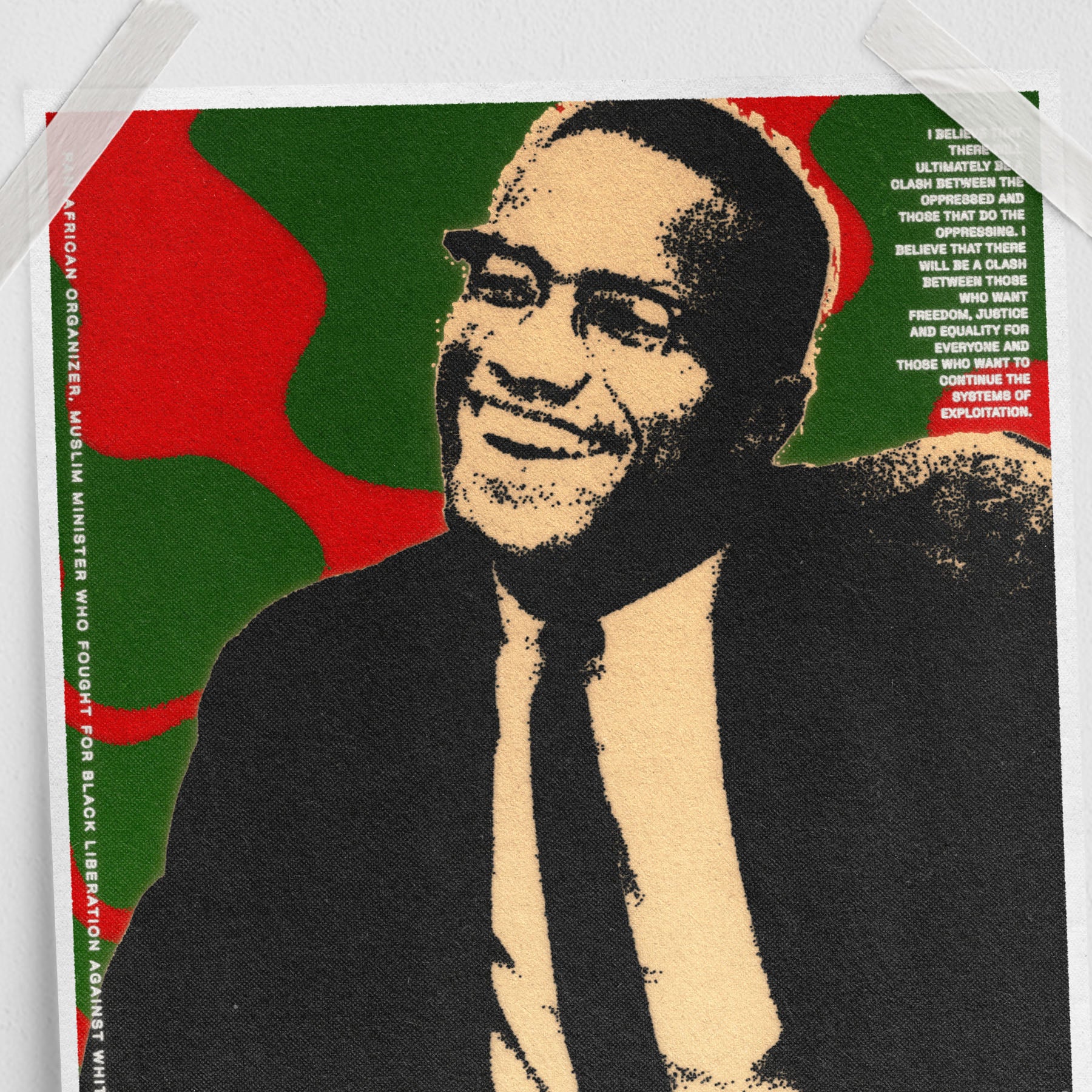 Malcolm X (11 x 17 Poster print)