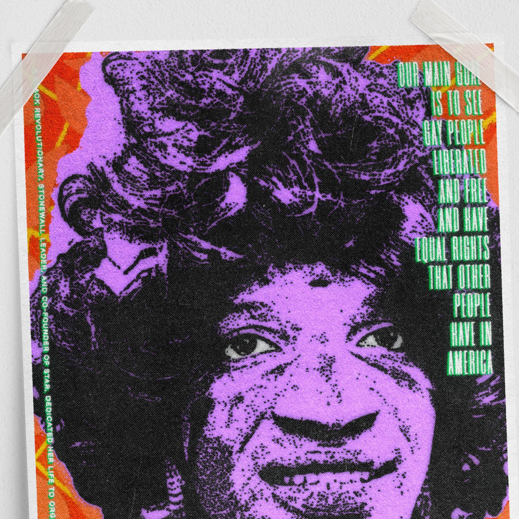 Marsha P. Johnson (11 x 17 poster print)