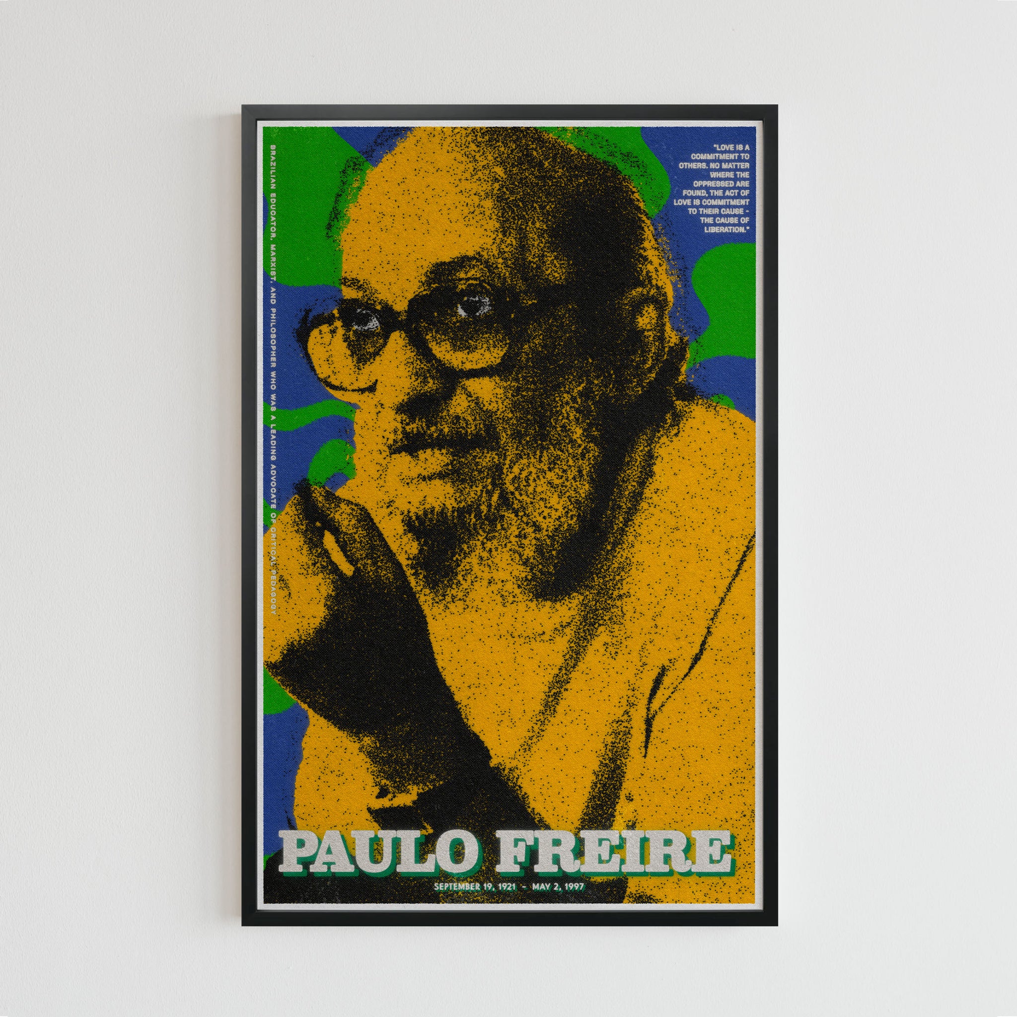 Paulo Freire (11 x 17 Poster print)