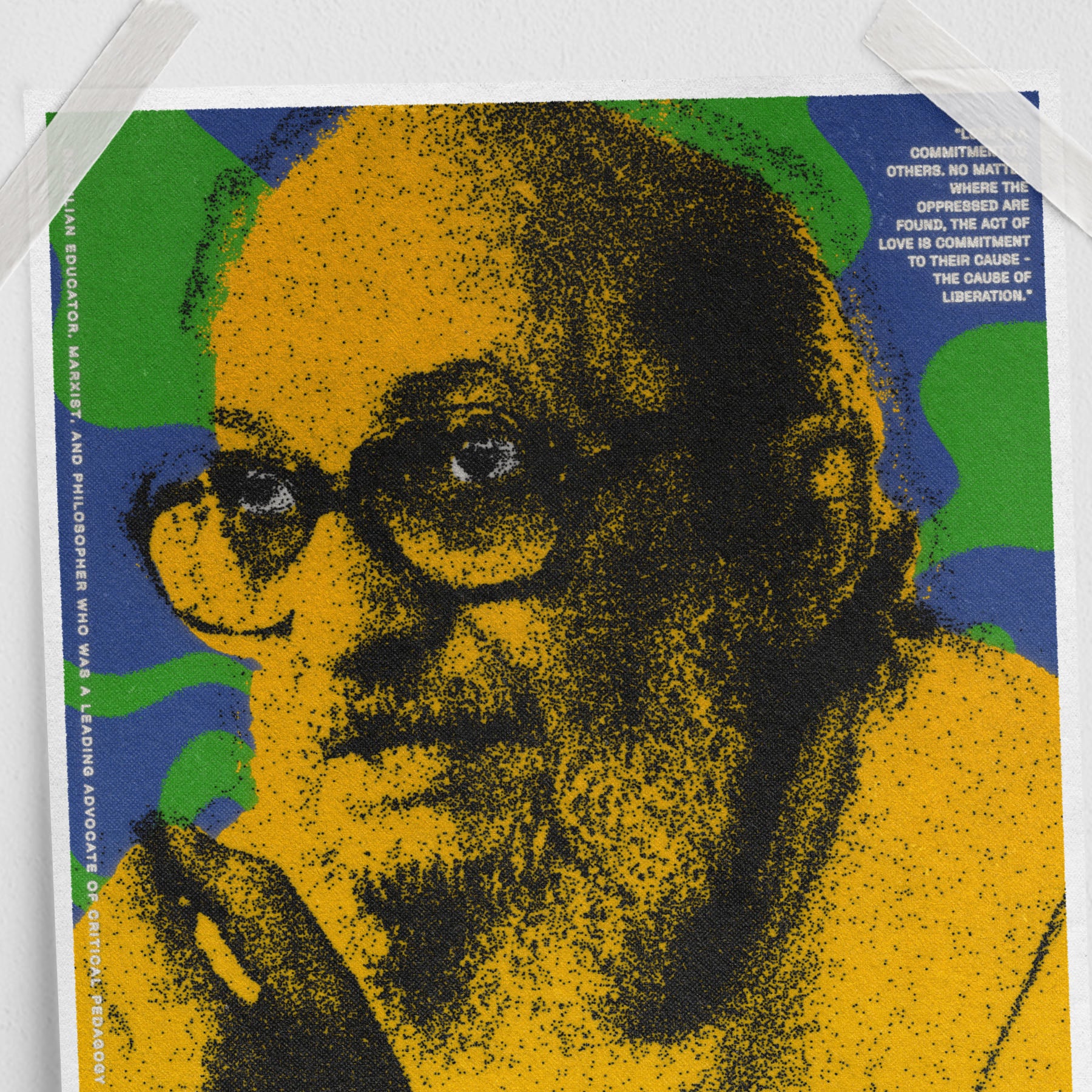 Paulo Freire (11 x 17 Poster print)