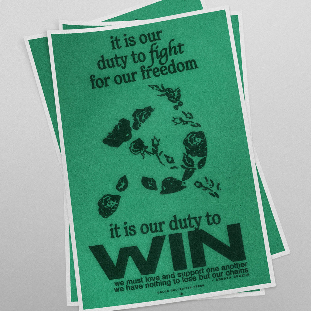 Assata Shakur Quote (11 x 17 Poster print)