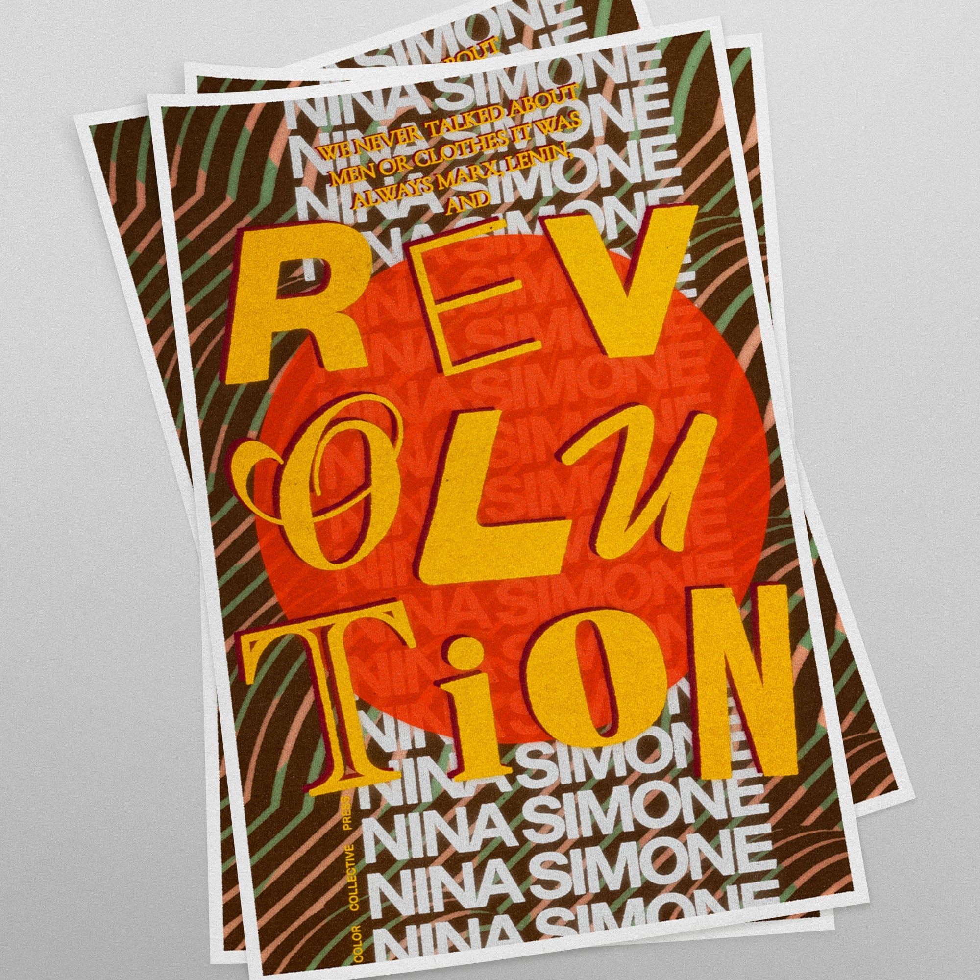 Nina Simone Quote (11 x 17 Poster print)