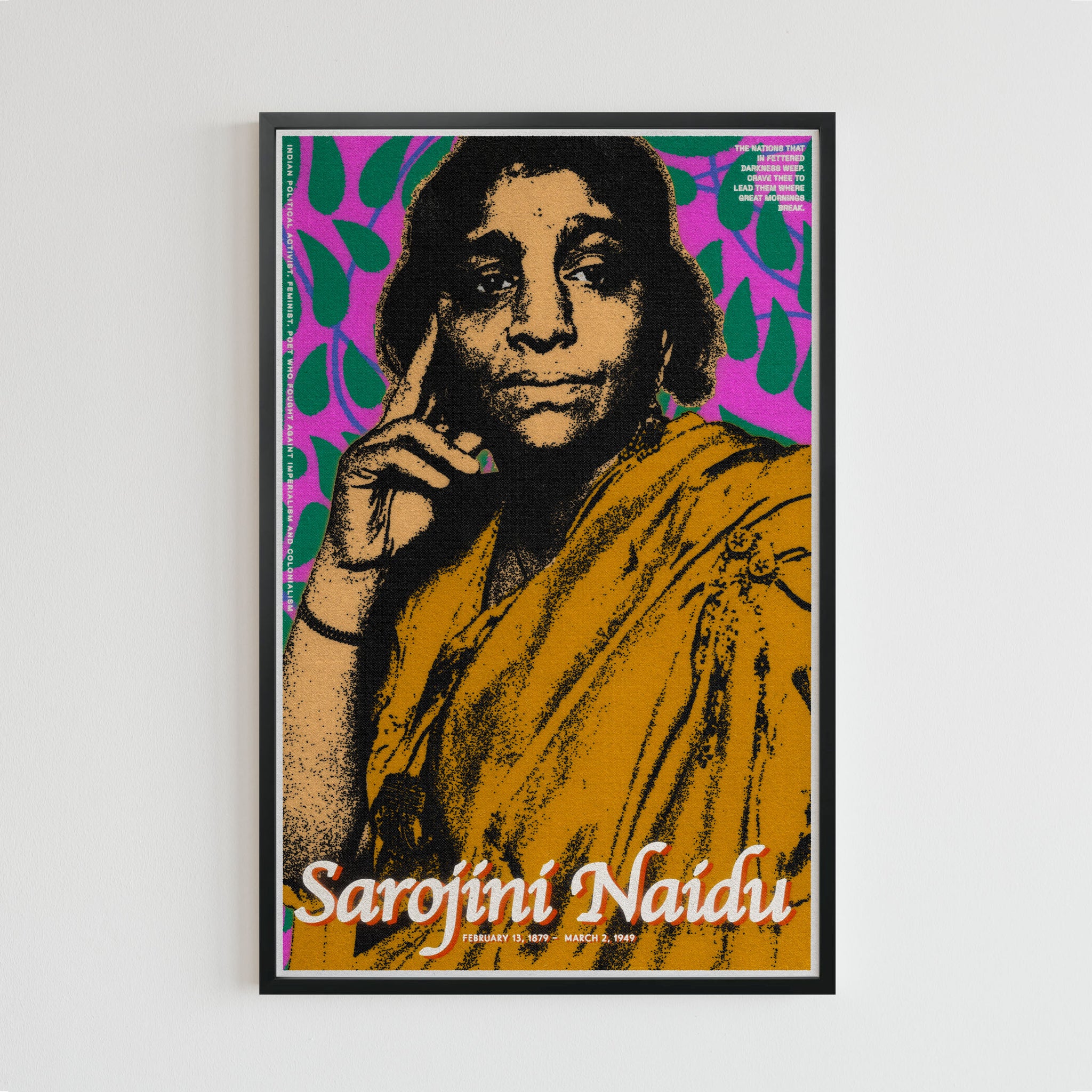 Sarojini Naidu (11 x 17 Poster print)