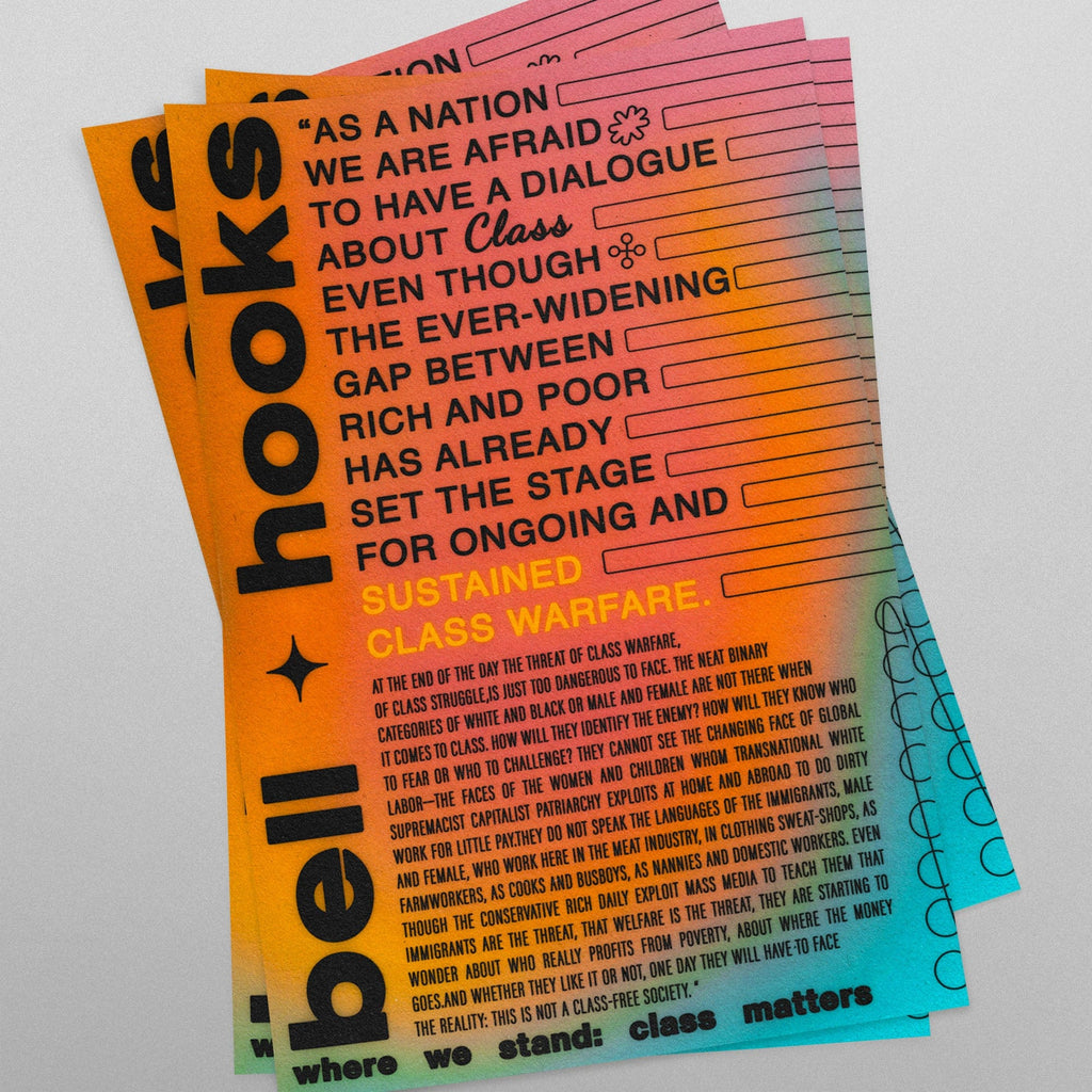 Bell Hooks QUOTE (11 x 17 Poster print)