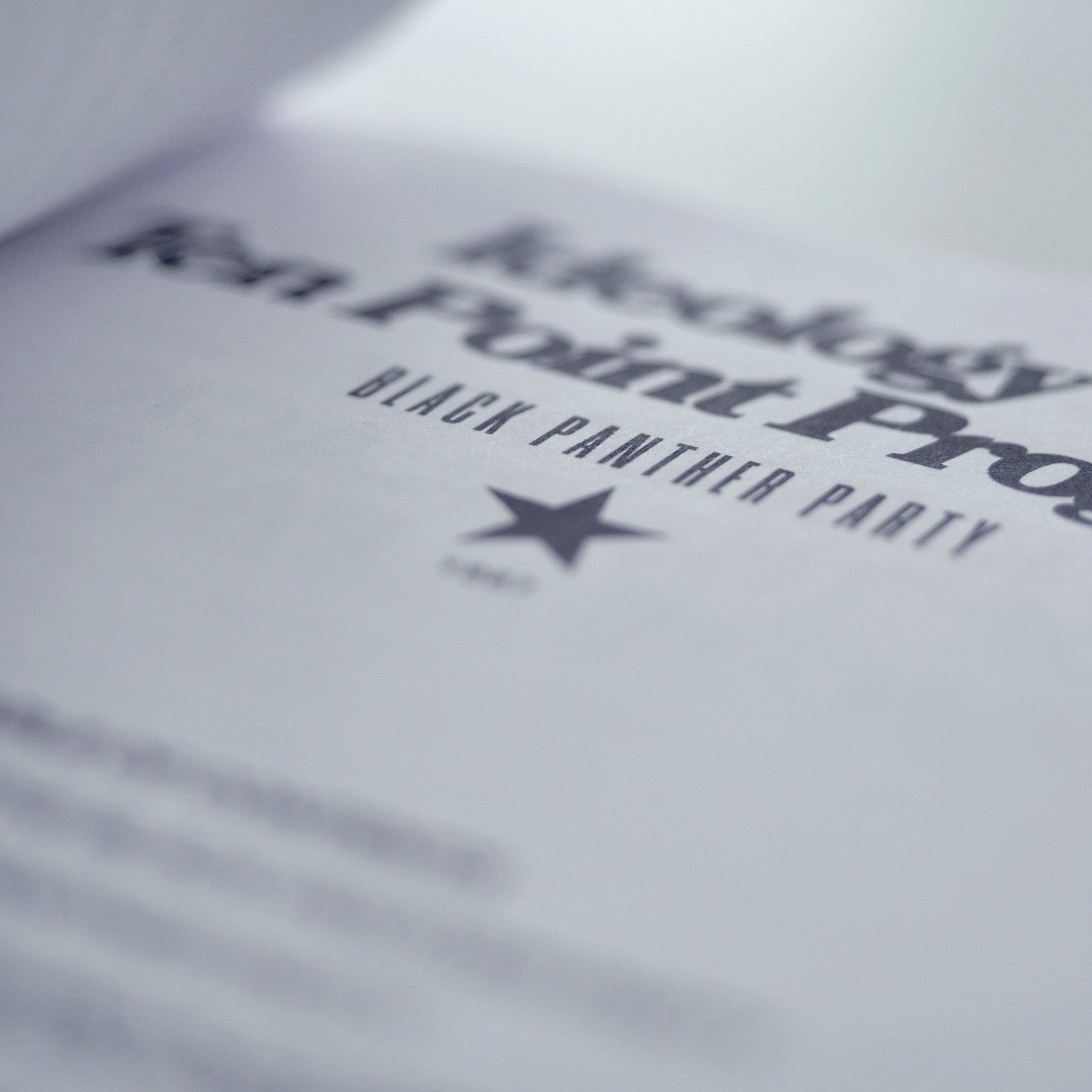 1967: Ideology, Platform, and 10-Point Program (Black Panther Party)