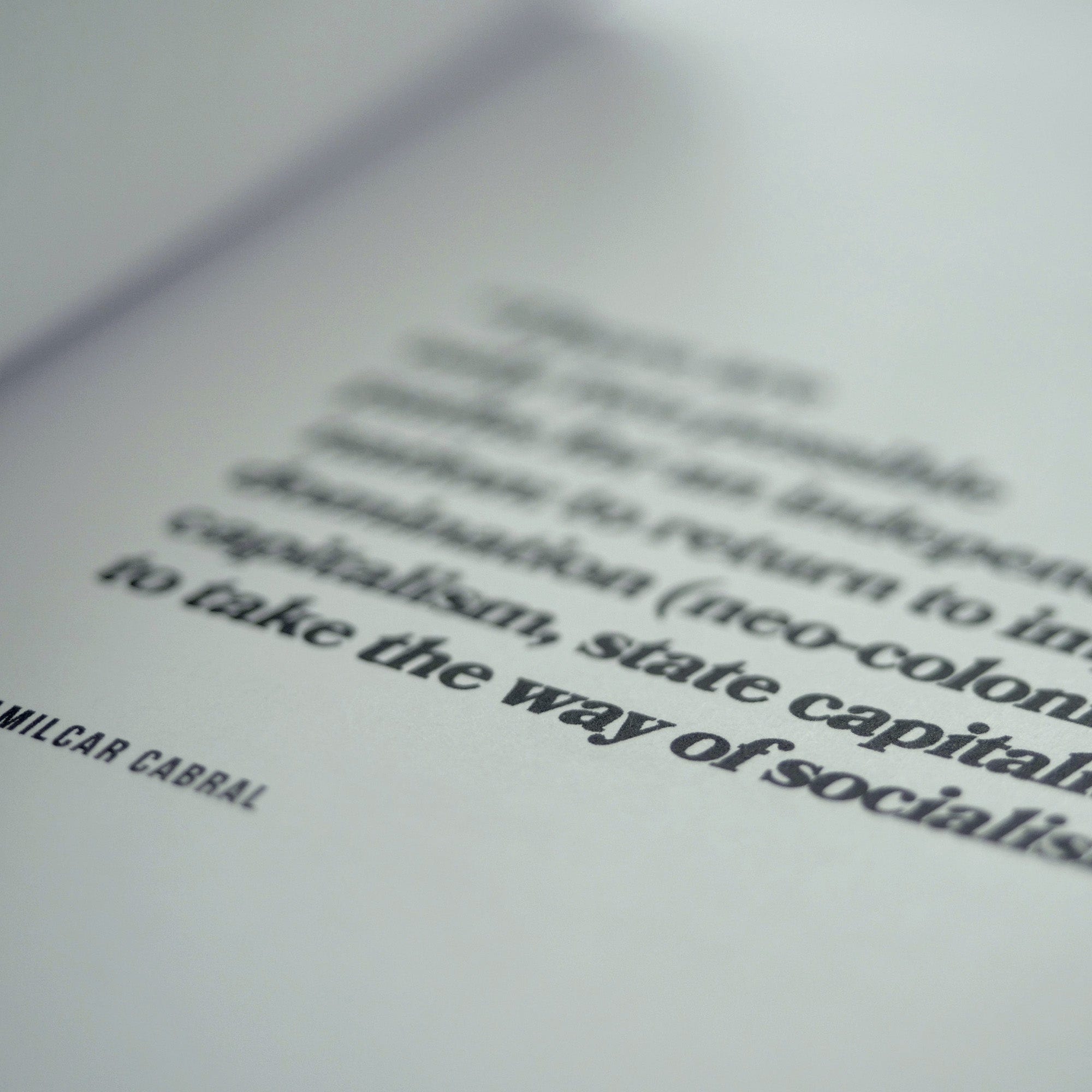 1966: Weapon of Theory (Amilcar Cabral)