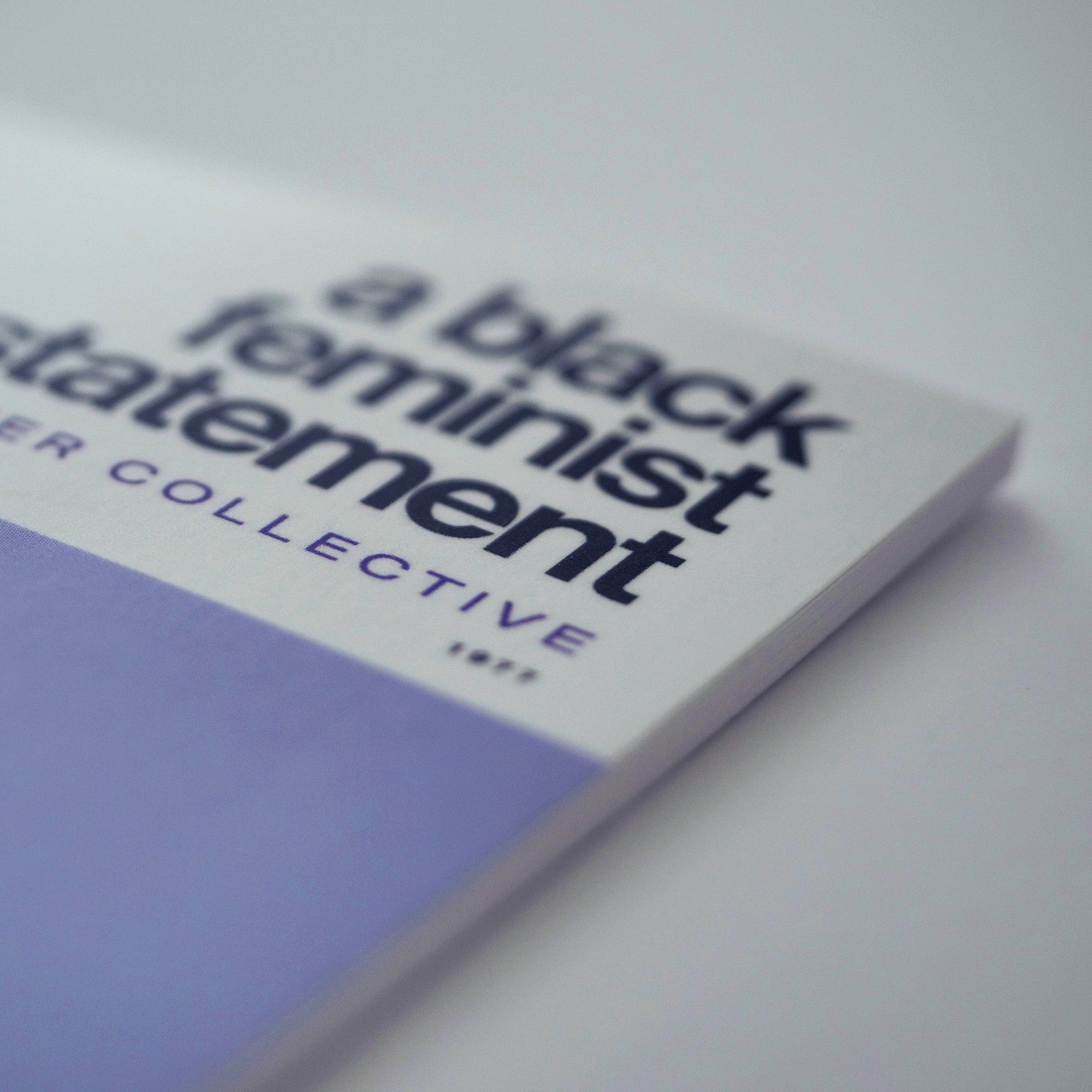 1977: A Black Feminist Statement (Combahee River Collective Statement)