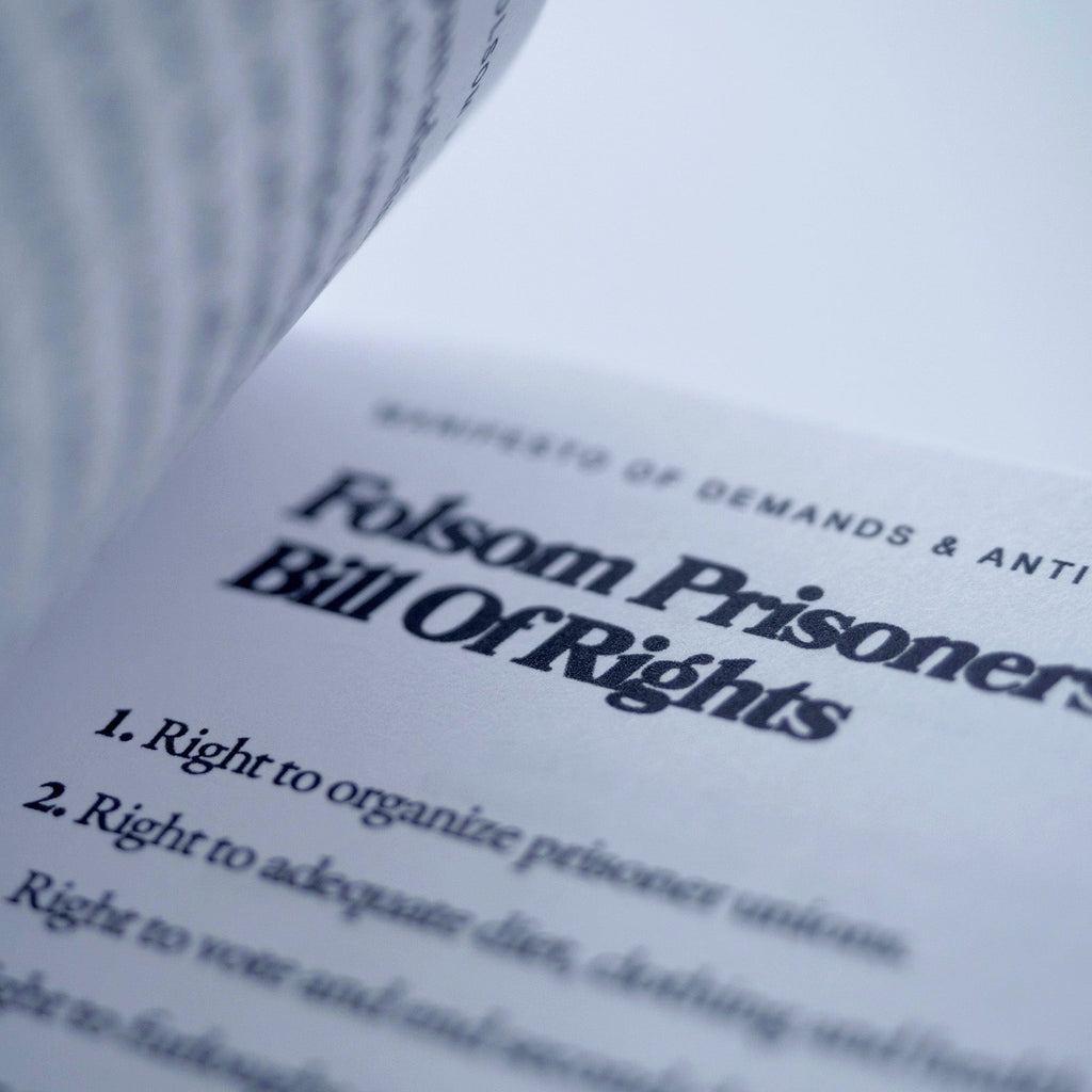 1970: Manifesto of Demands (Folsom Prisoners)