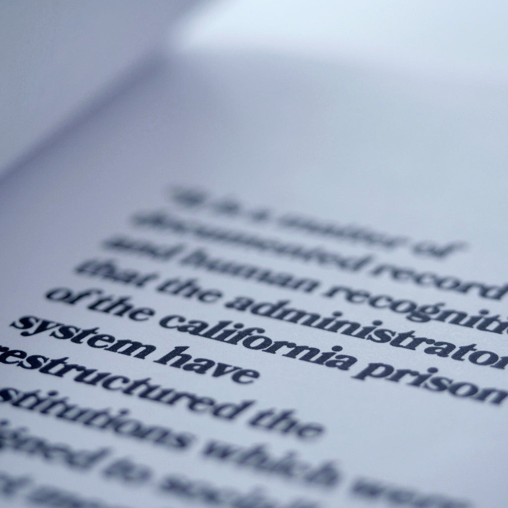 1970: Manifesto of Demands (Folsom Prisoners)