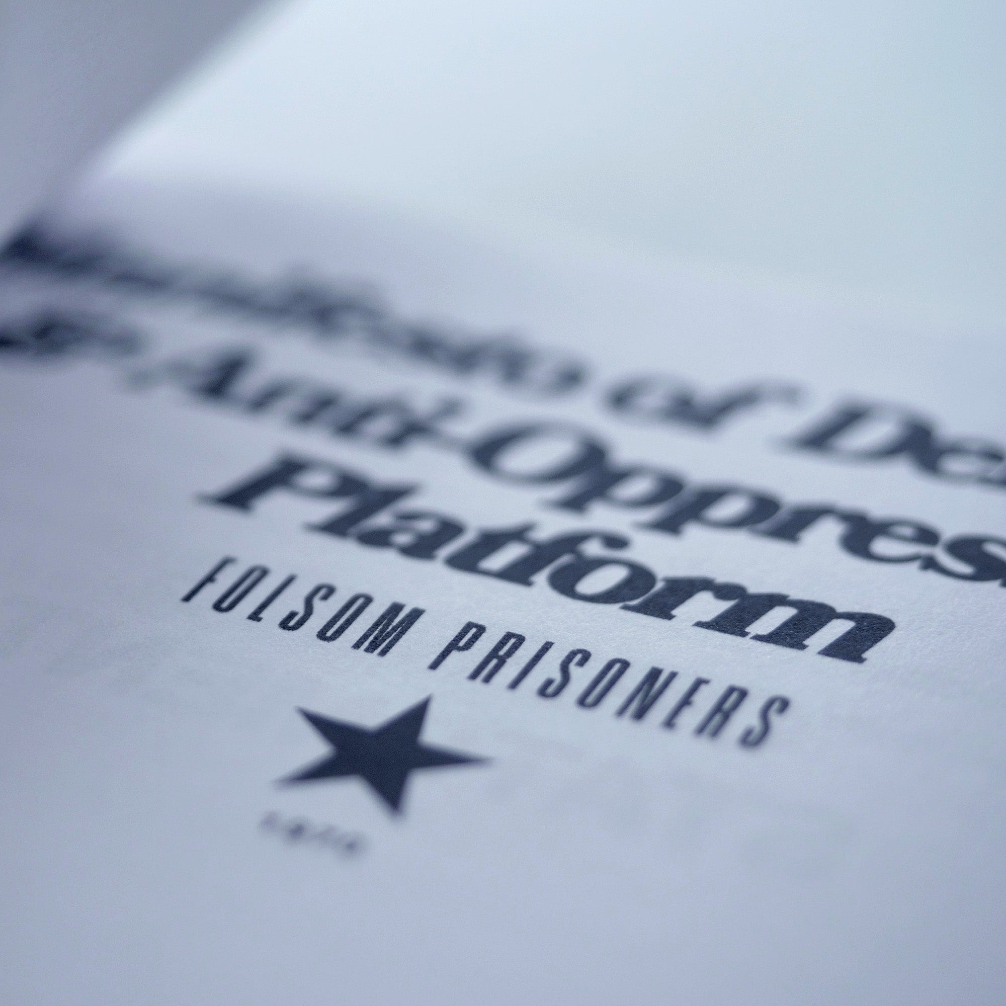 1970: Manifesto of Demands (Folsom Prisoners)