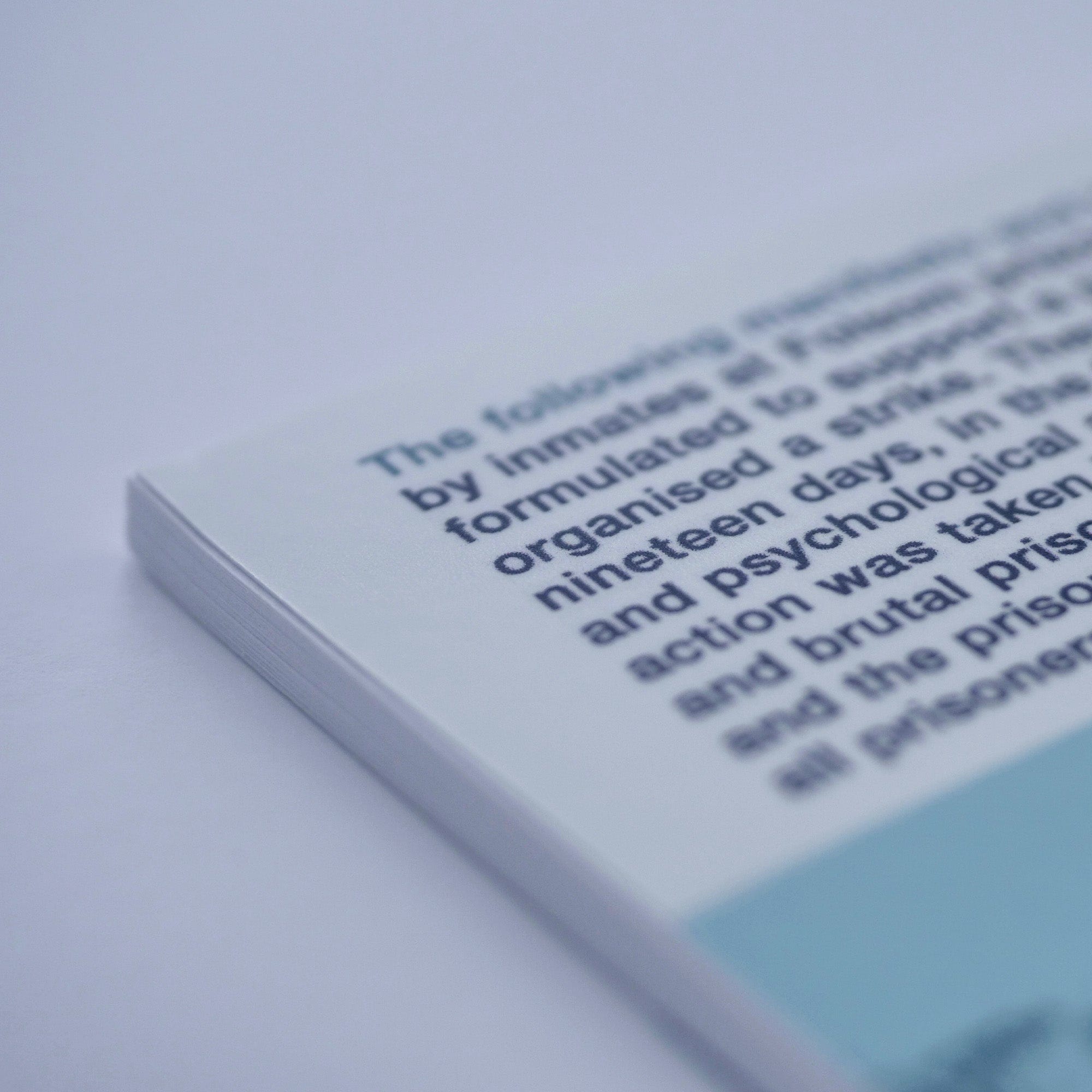 1970: Manifesto of Demands (Folsom Prisoners)