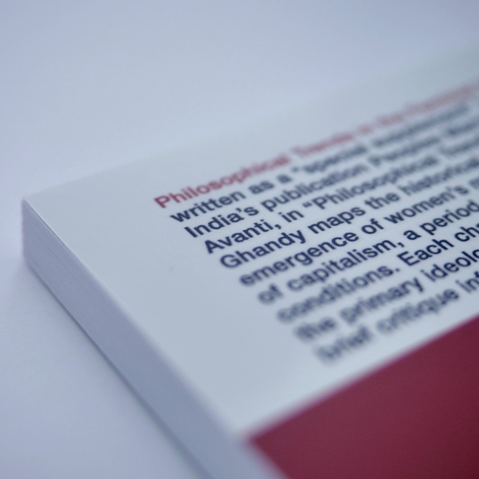 Philosophical Trends in the Feminist Movement (Anuradha Ghandy)