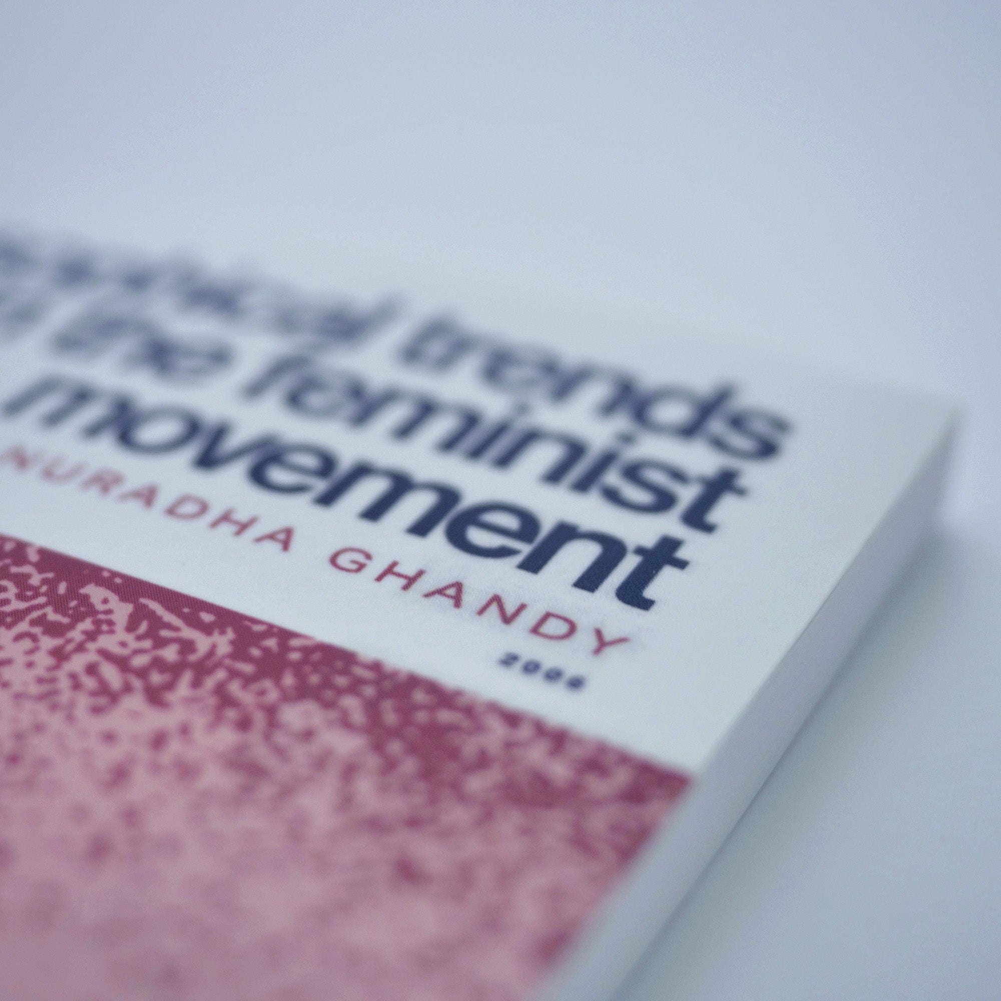 Philosophical Trends in the Feminist Movement (Anuradha Ghandy)