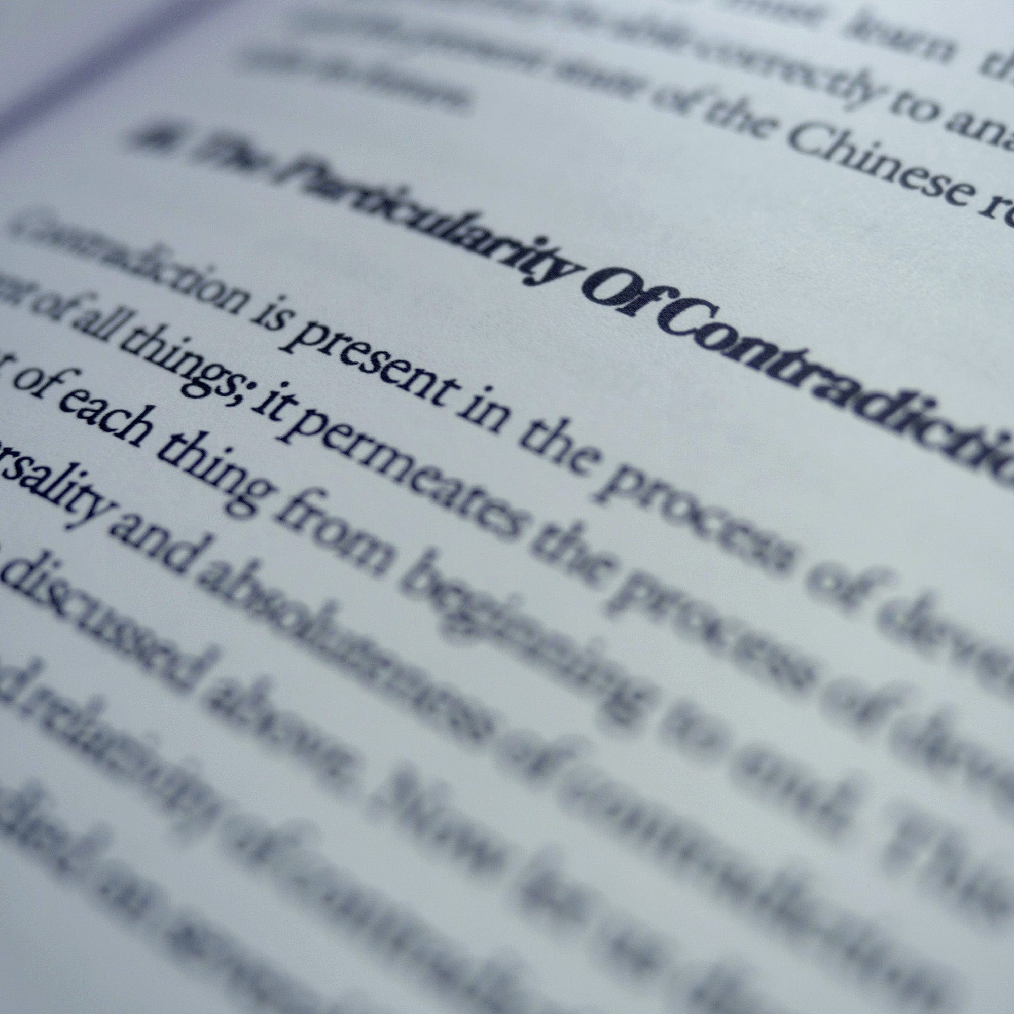 1937: On Practice & Contradiction (Mao Zedong)