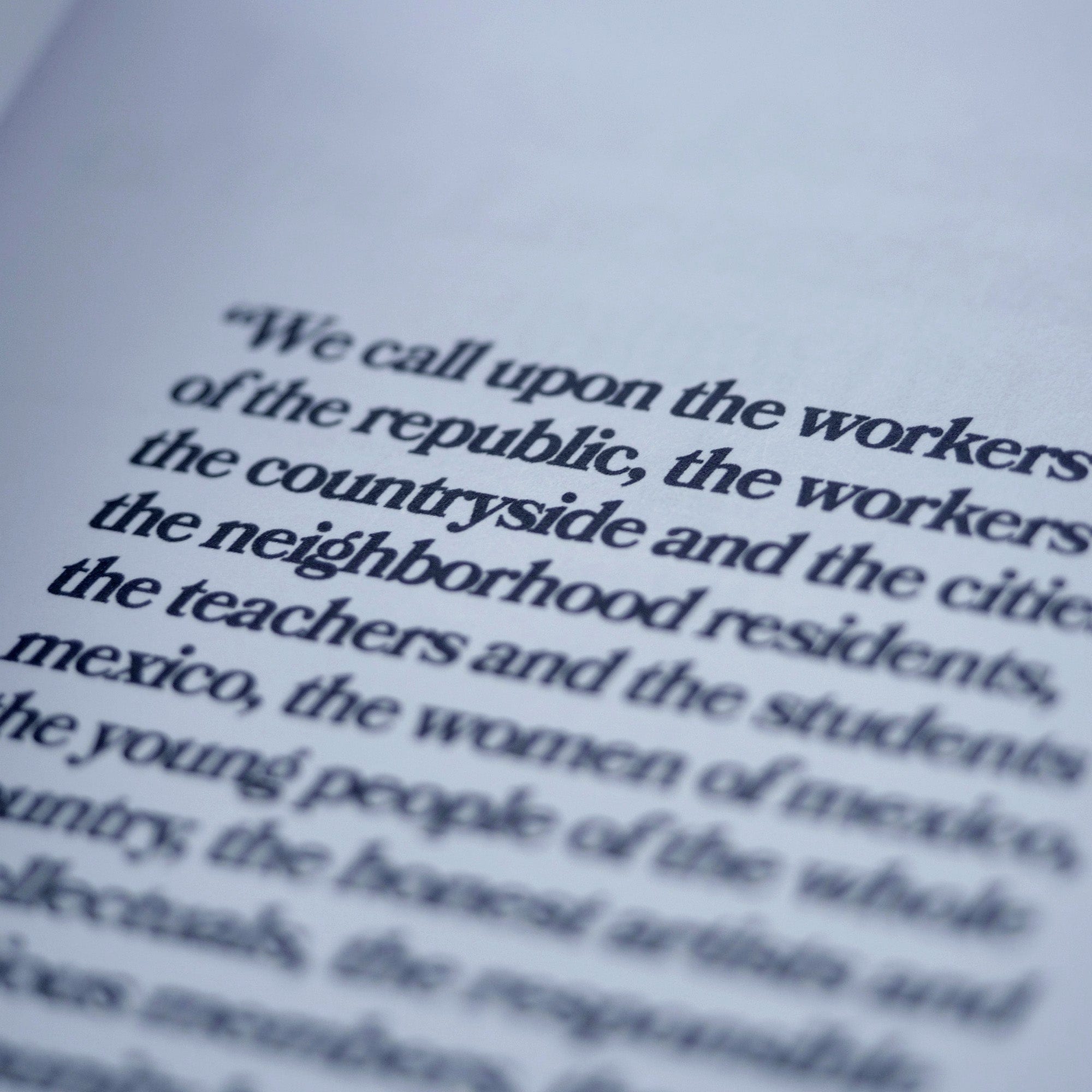 Six Declarations of the Lacandon Jungle (Zapatistas)