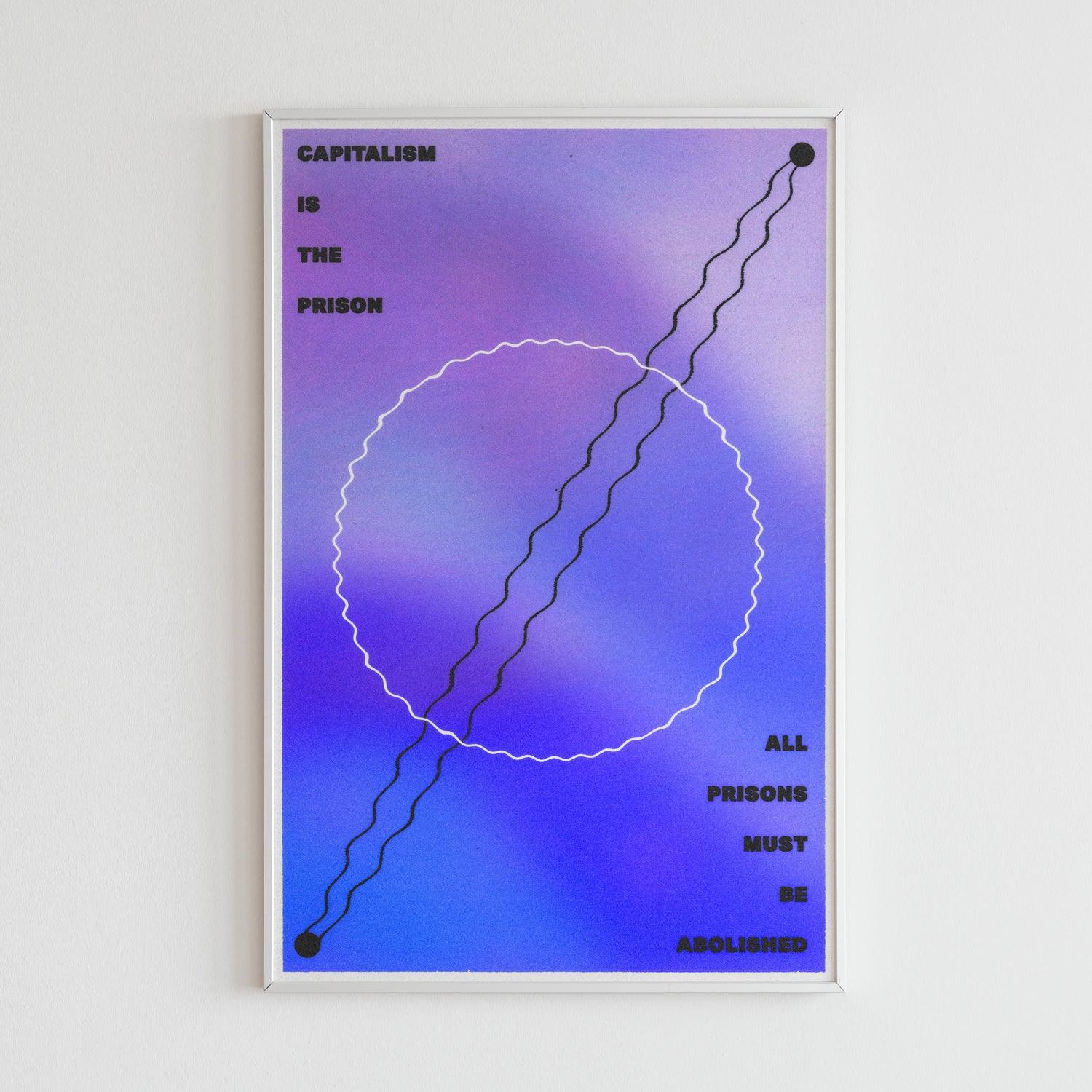 Capitalism Is The Prison (11 x 17 Poster print) - Color Collective Press