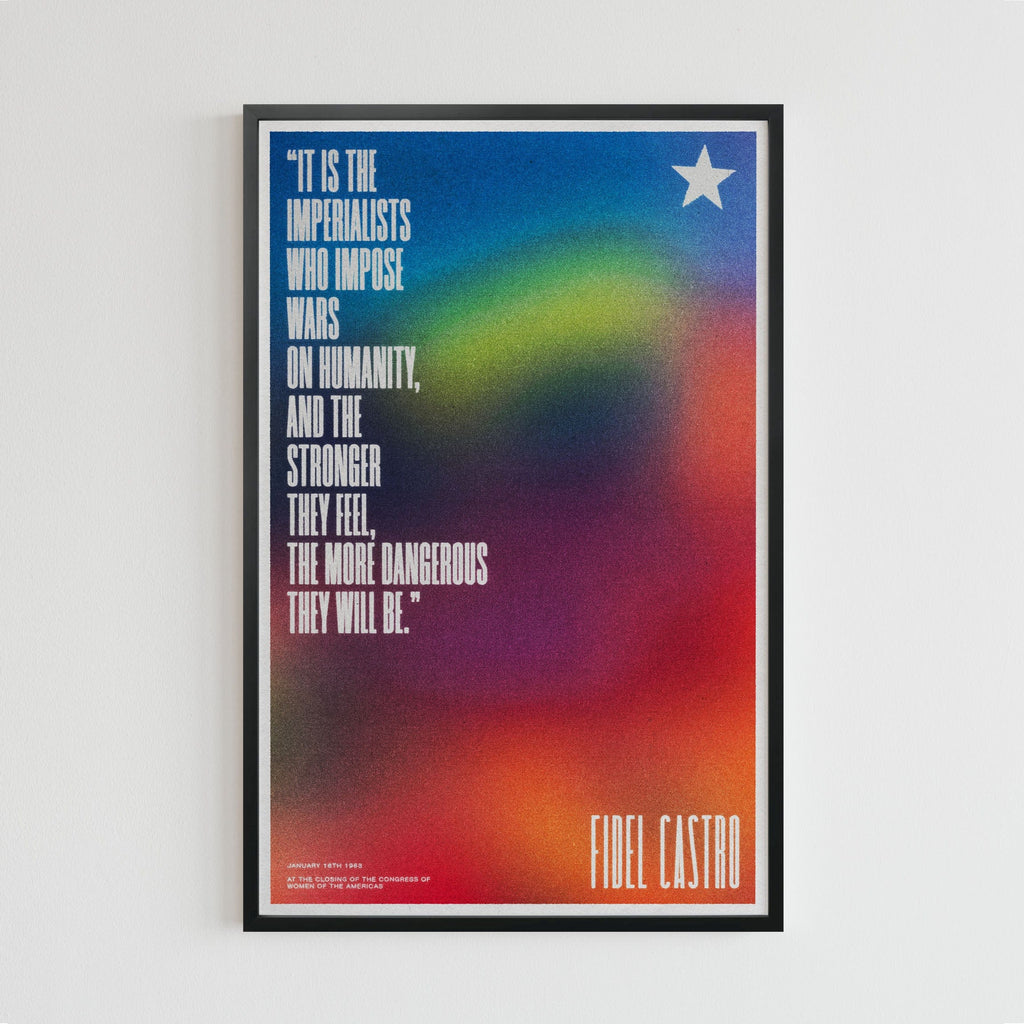 Fidel Castro QUOTE (11 x 17 Poster print)