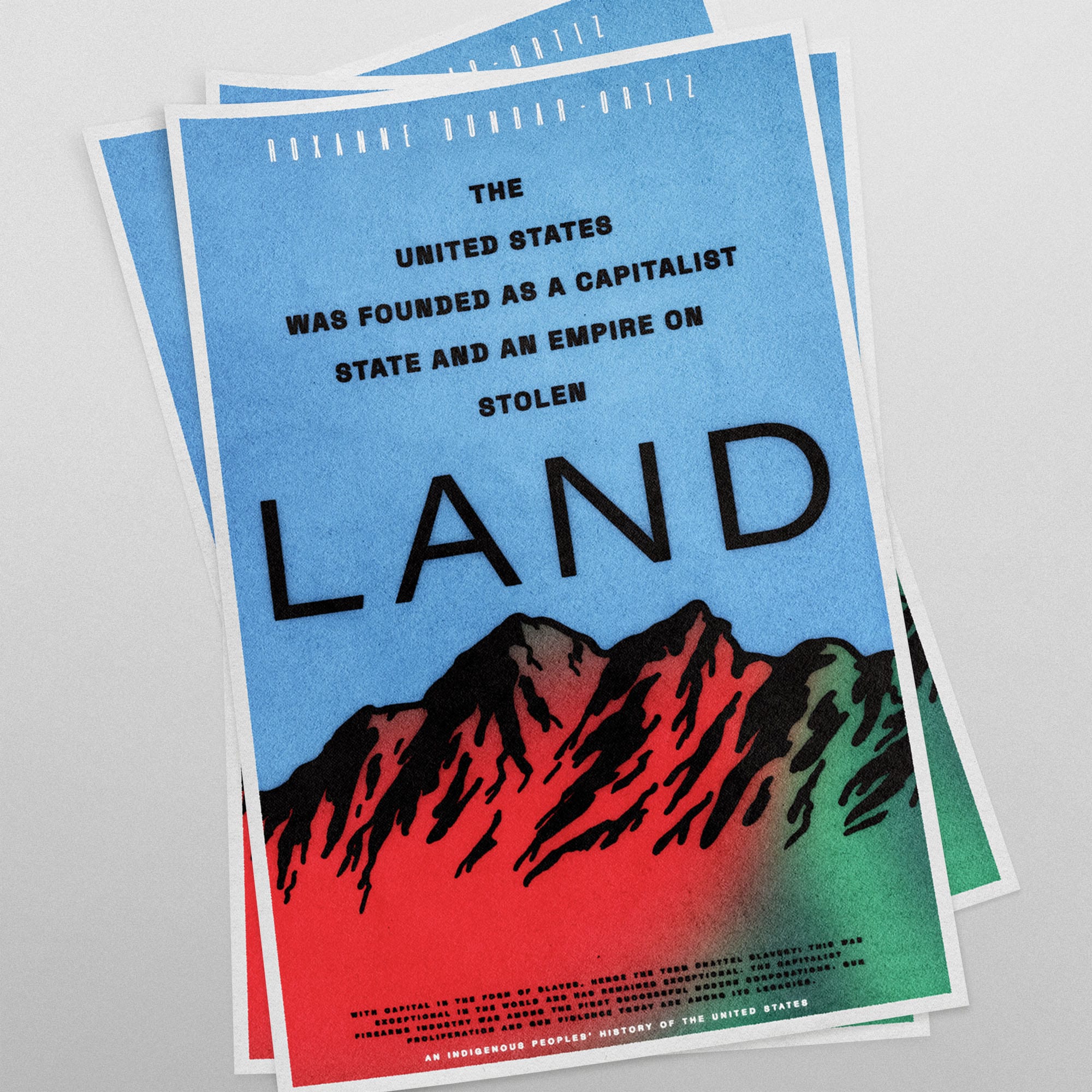Stolen Land Quote (11 x 17 Poster print)