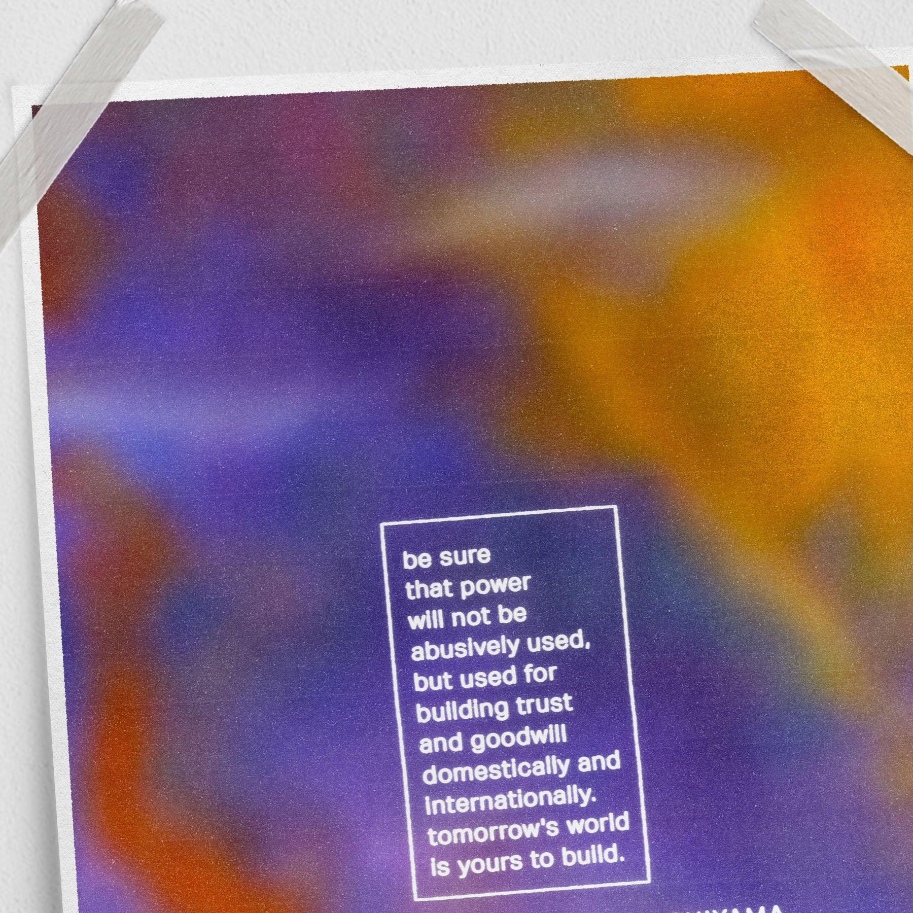 Yuri Kockiyama quote (11 x 17 Poster print) - Color Collective Press