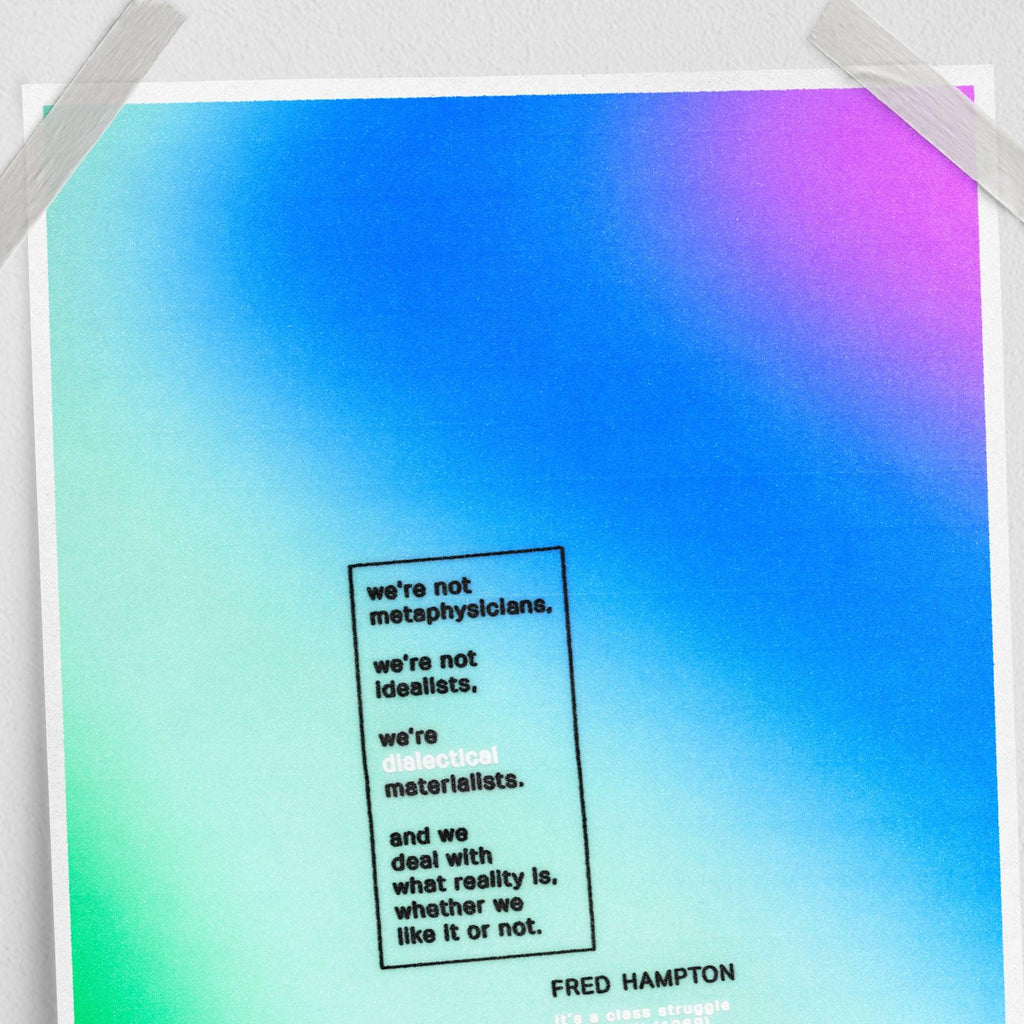 Fred Hampton QUOTE (11 x 17 Poster print) - Color Collective Press