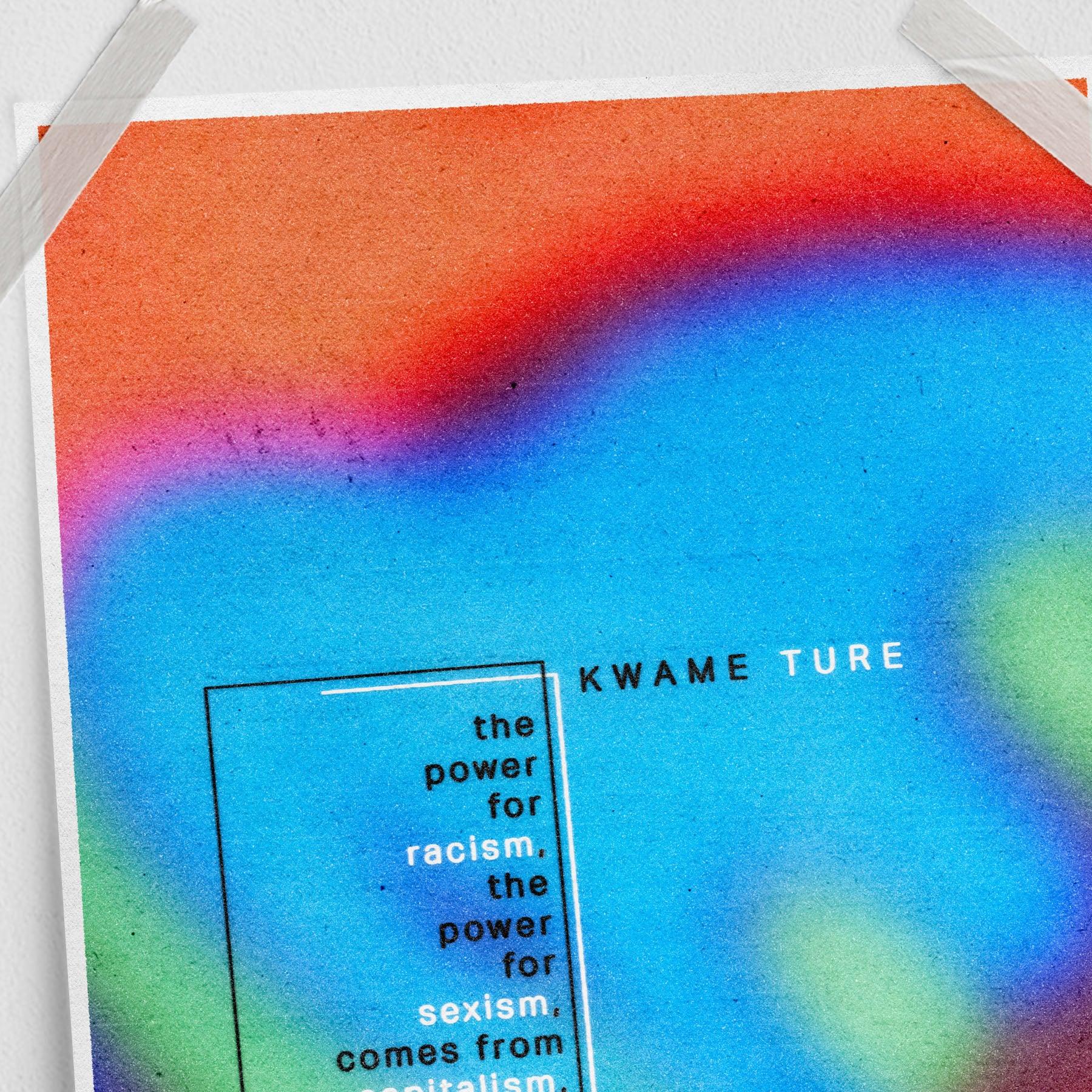 Kwame Ture quote(11 x 17 Poster print) - Color Collective Press